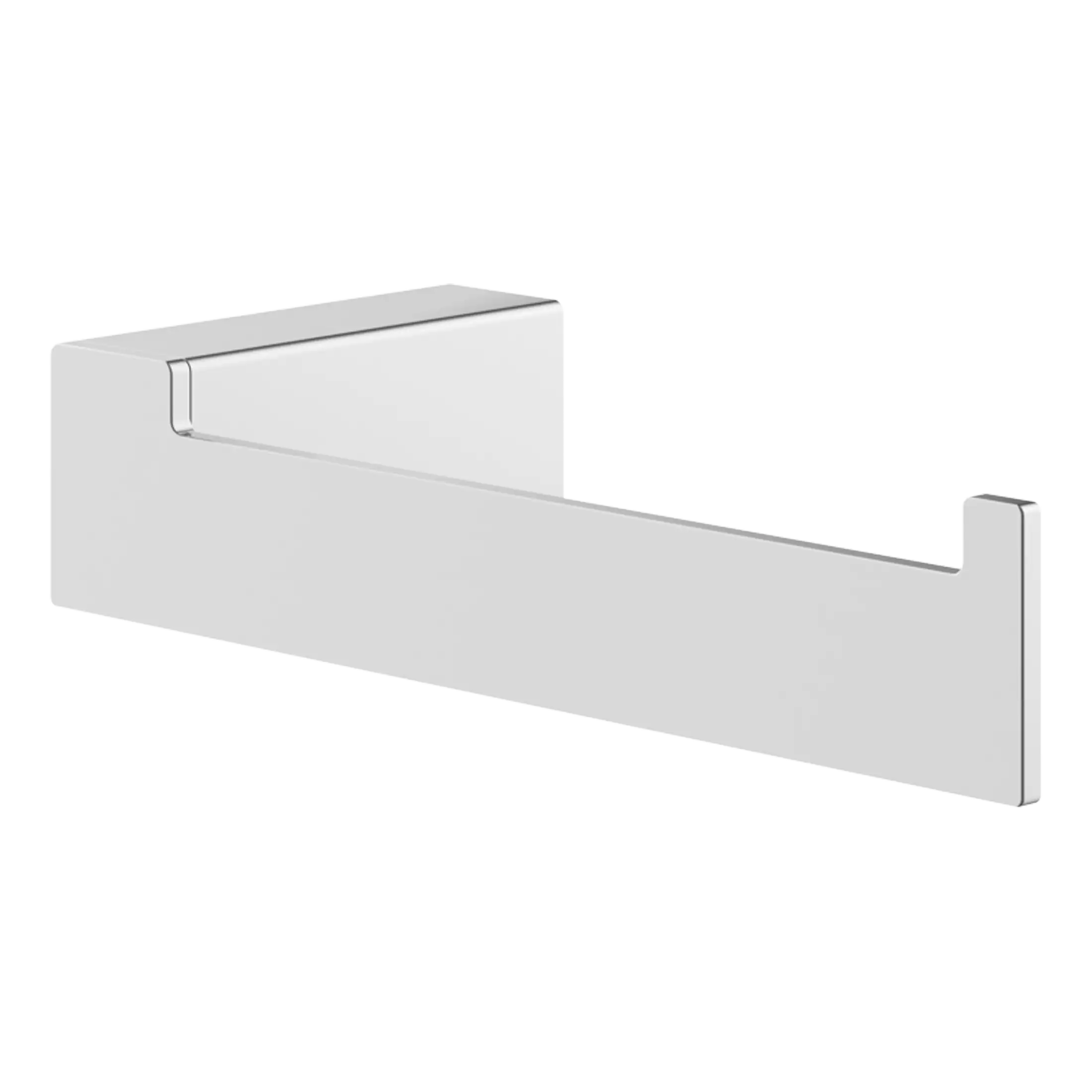 High-quality white bathroom towel rail with modern flat design, ideal for contemporary bathrooms for efficient heat distribution and space-saving storage solutions.