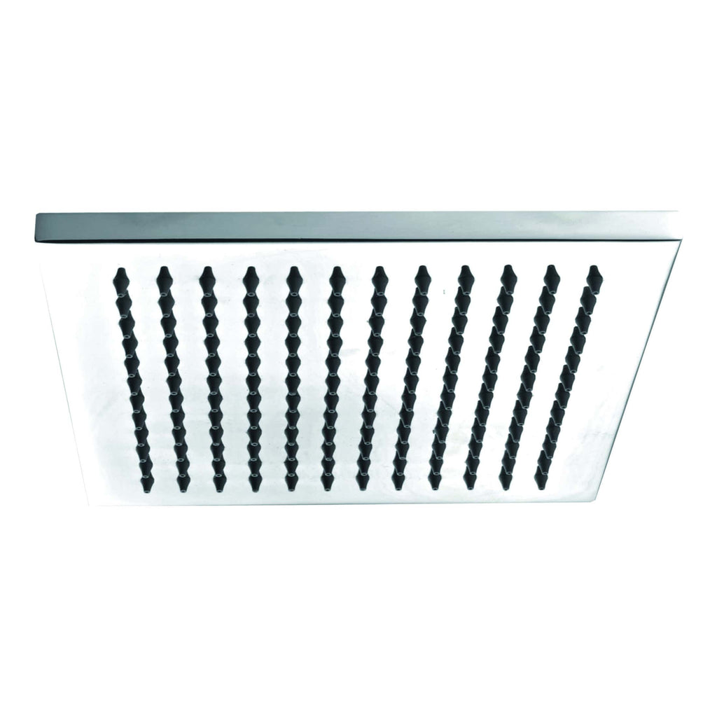 Modern square walk-in shower head with multiple adjustable nozzles for a luxurious bathroom upgrade. Designed for optimal water flow and easy installation by Bubly Bathrooms.
