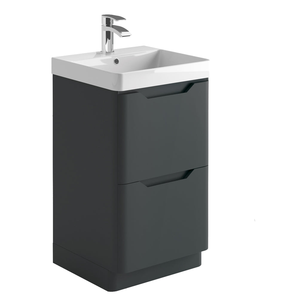 Scudo Ella 500mm Floor standing Vanity Unit With Basin