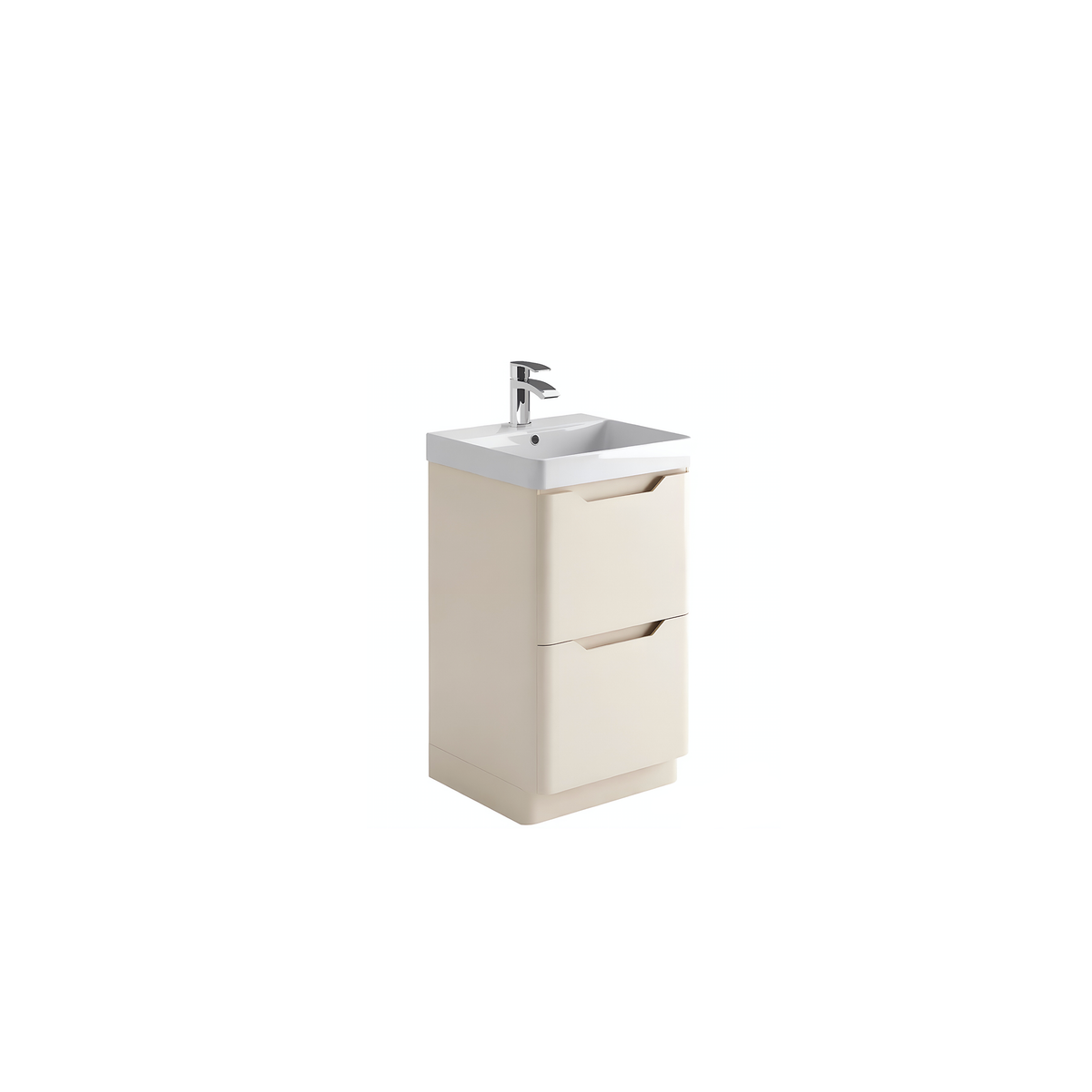 Scudo Ella 500mm Floor Standing Vanity Unit, Stone