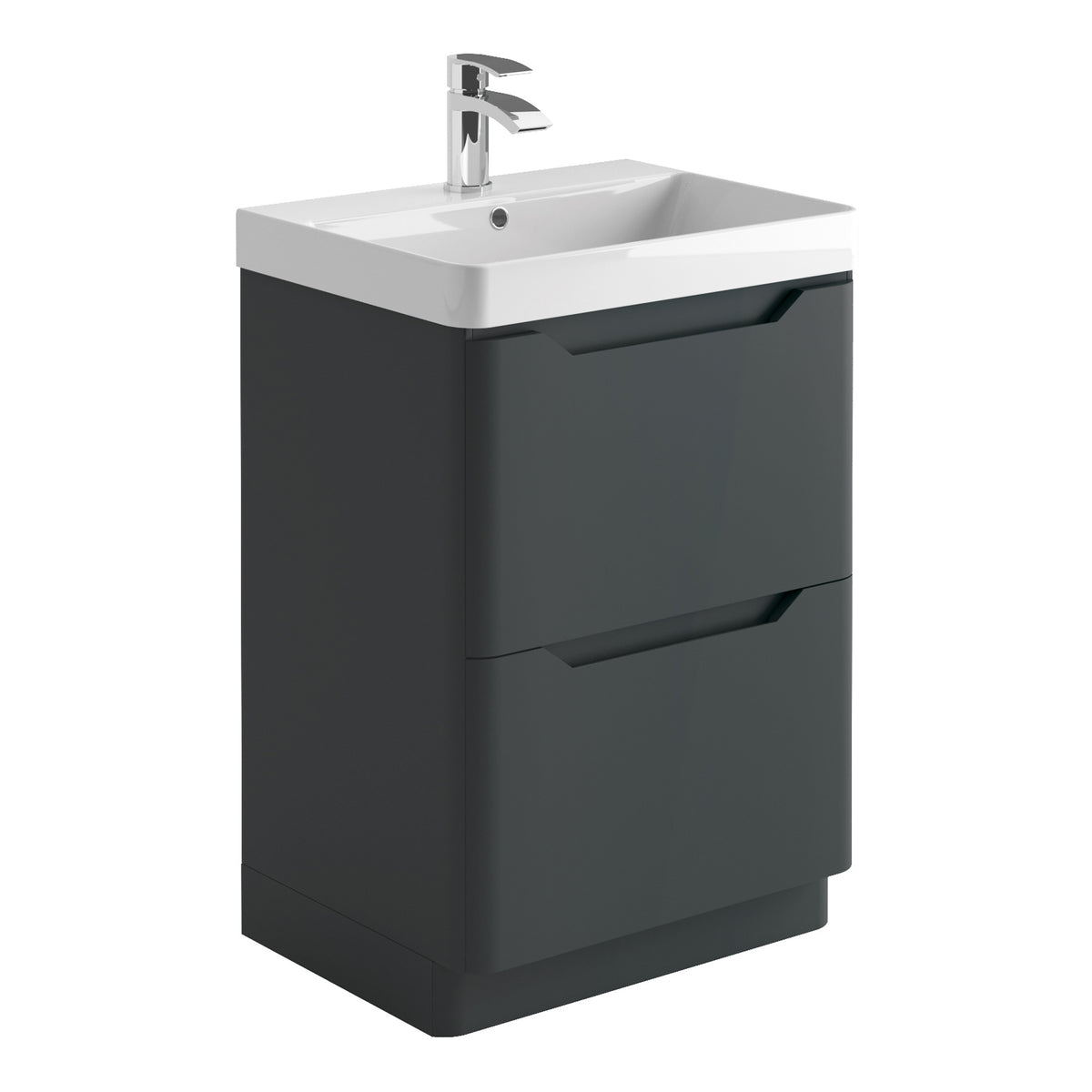Scudo Ella 600mm Floor standing Vanity Unit With Basin