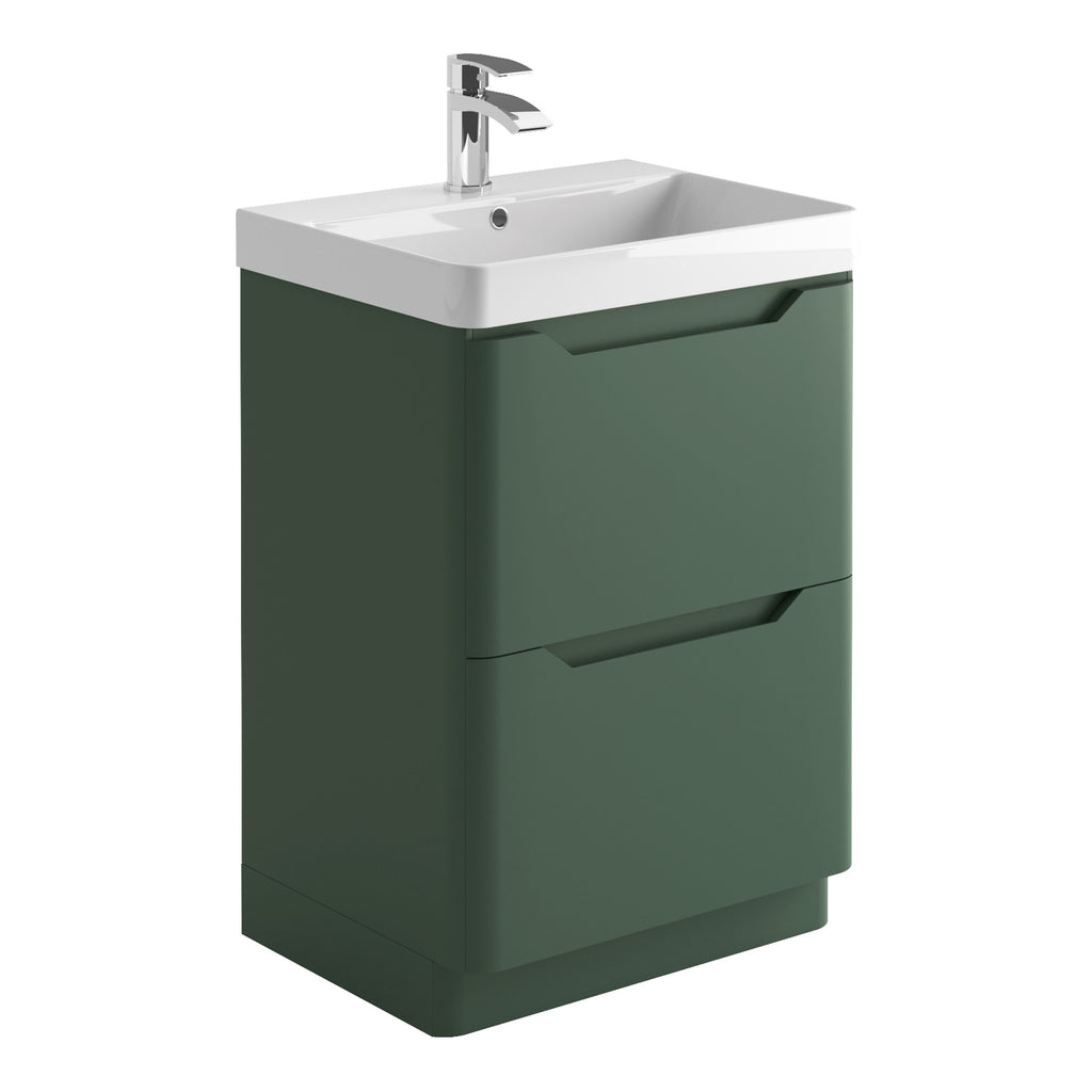 Scudo Ella 600mm Floor standing Vanity Unit With Basin