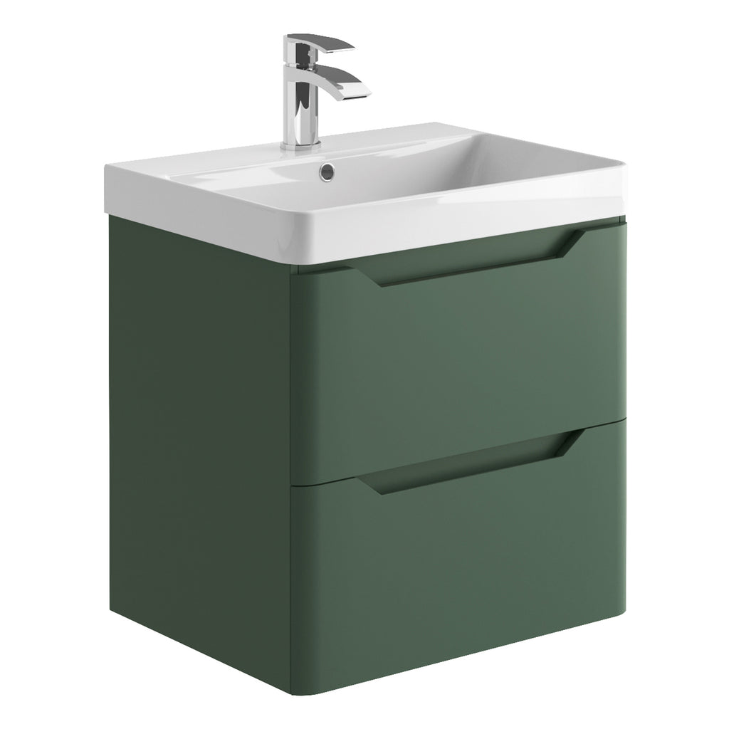 Scudo Ella 600mm Wall Hung Vanity Unit With Basin
