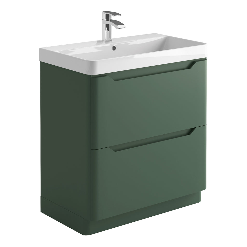 Scudo Ella 800mm Floor standing Vanity Unit With Basin