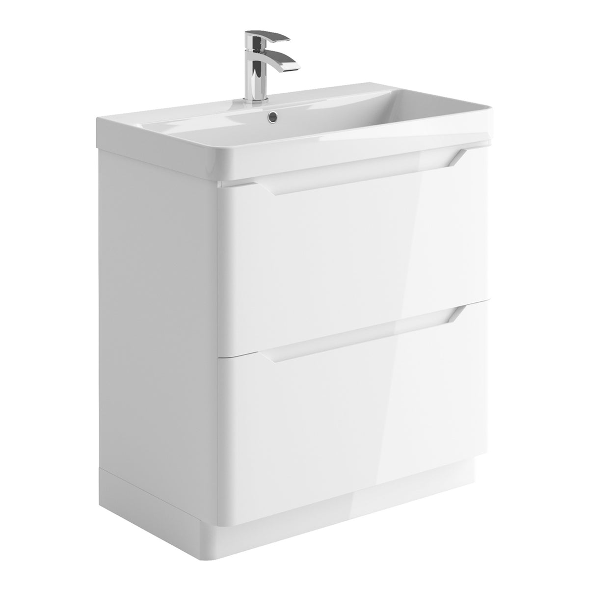 Scudo Ella 800mm Floor standing Vanity Unit With Basin