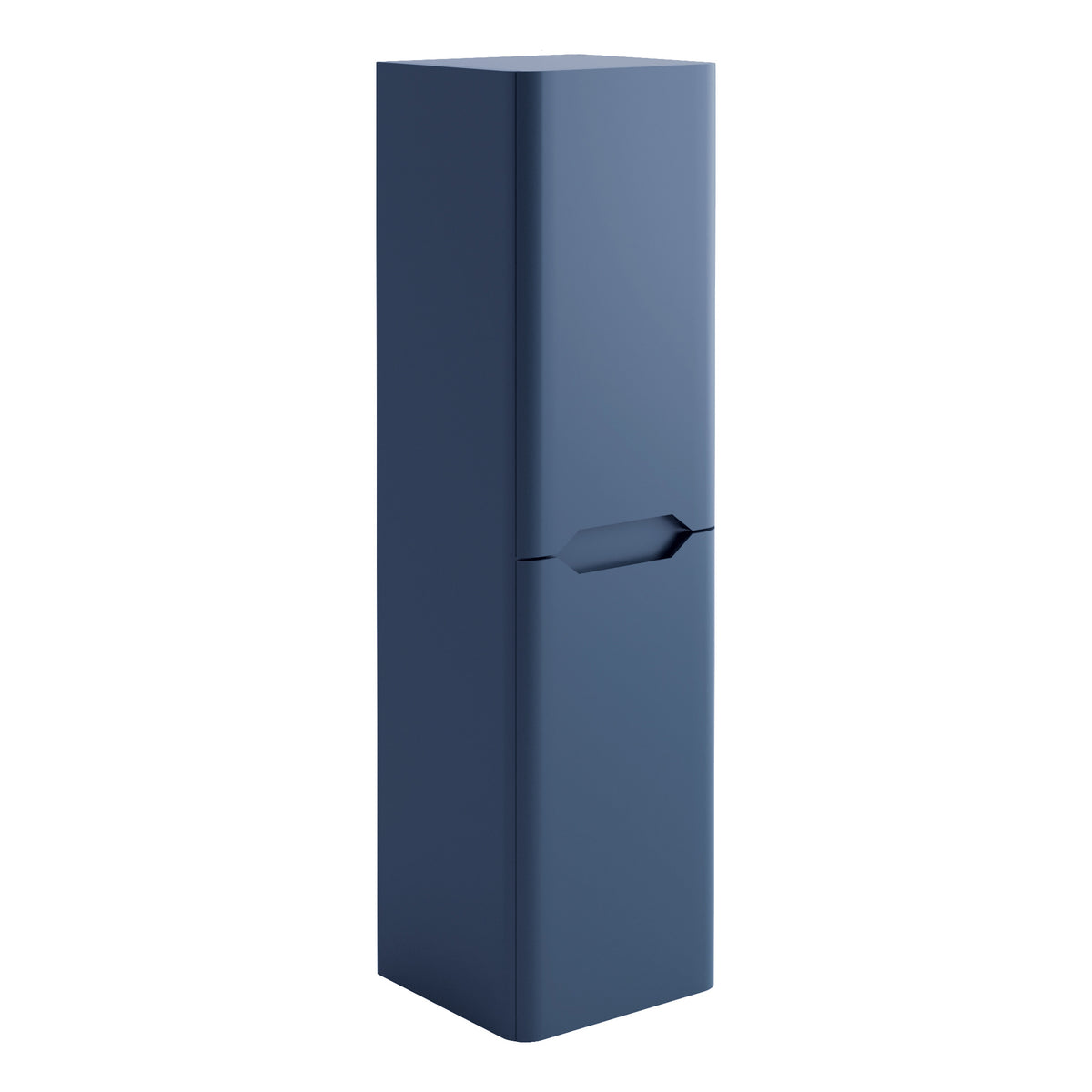 Scudo Ella Wall Mounted Tall Boy Cabinet - 350mm Wide - Blue