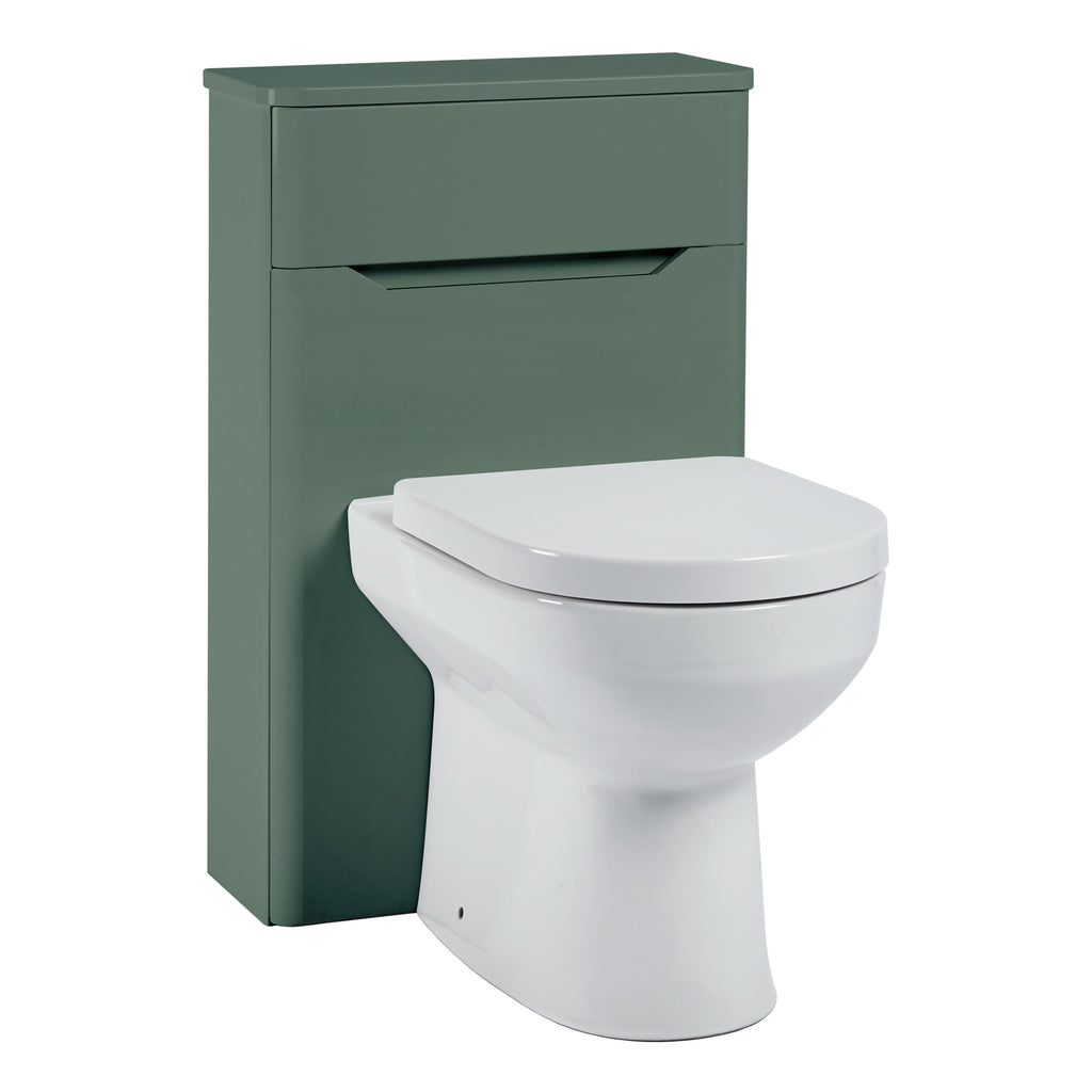 Scudo Ella 500mm Floor standing WC Unit, Green