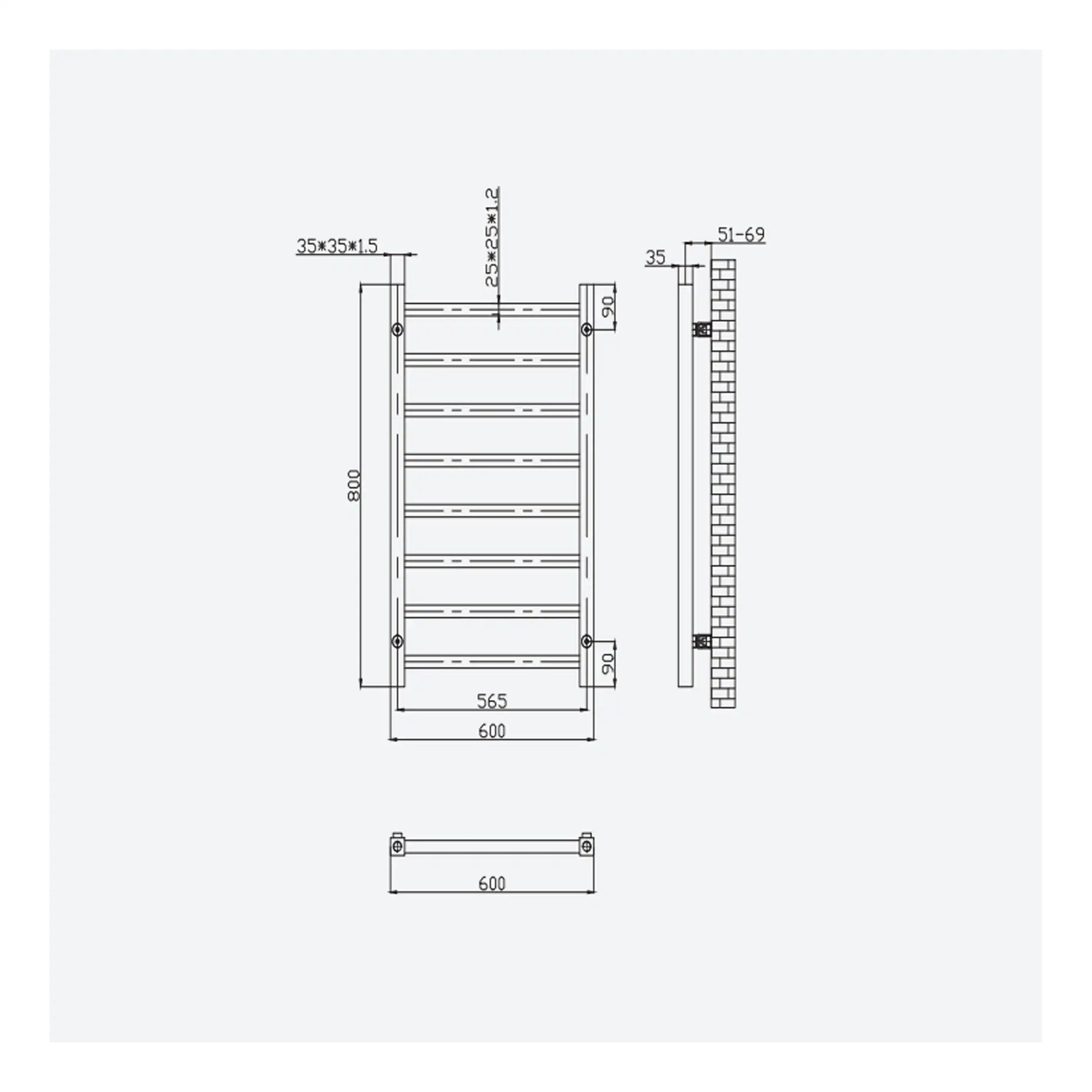 High-quality bathroom radiator design dimensions, ideal for modern bathrooms, showcasing durable steel construction and efficient heating performance. Perfect for enhancing bathroom comfort and style.