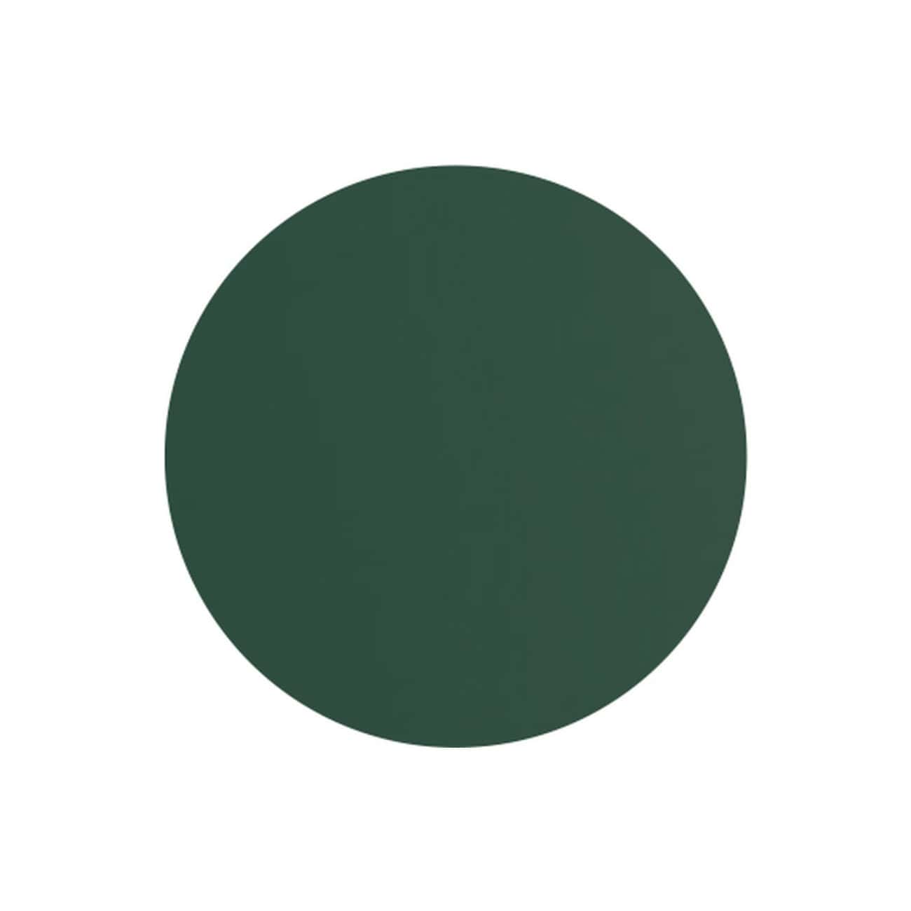 Dark green circular bathroom accessory with a matte finish, ideal for modern bathroom decor, from Bubly Bathrooms UK.