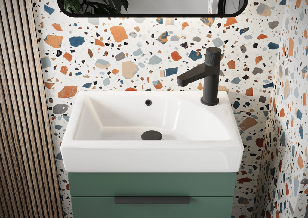 Scudo Esme 450mm Floor Standing Cloakroom Vanity Unit With Basin