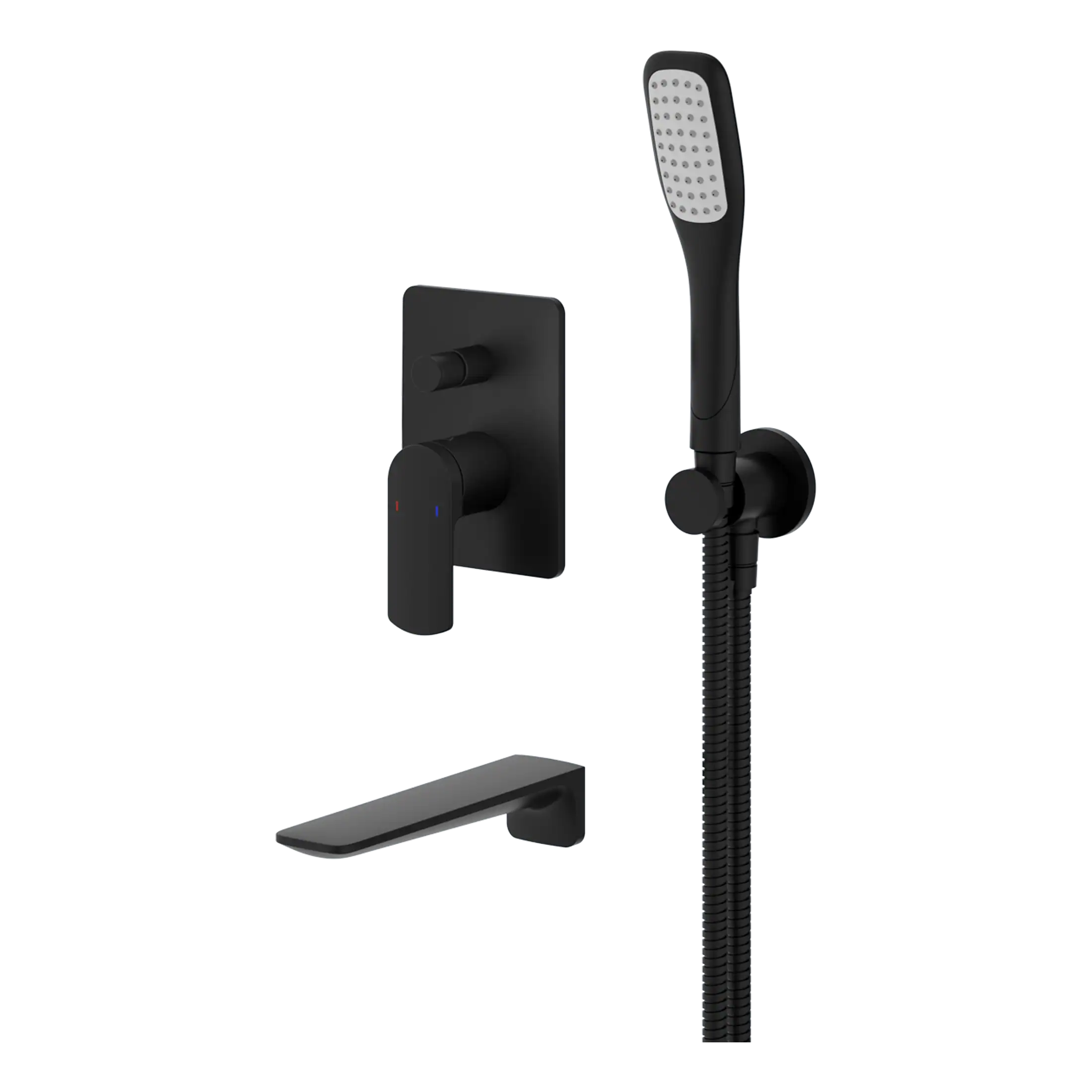 Aqualla Fuse Wall Mounted Bath Shower Mixer Tap