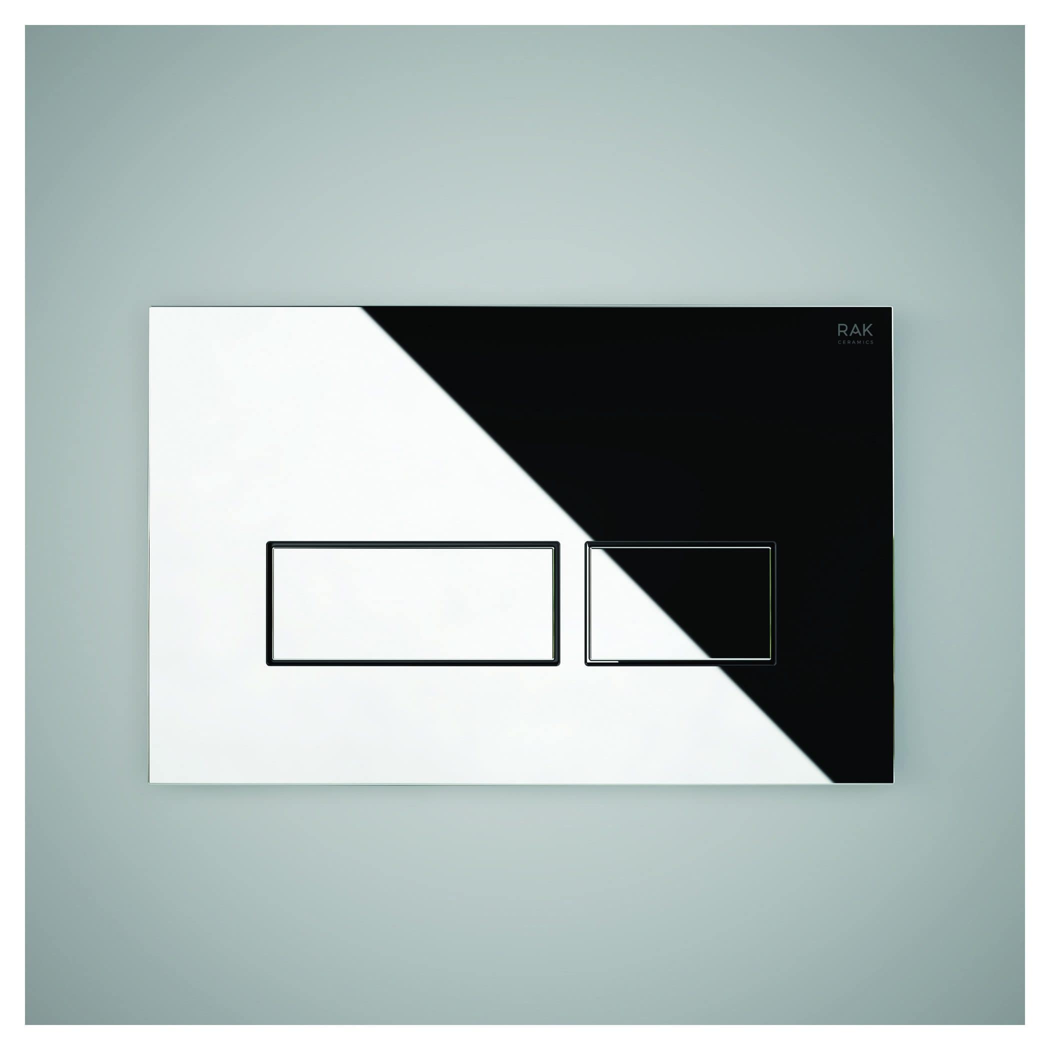 3840x2160 modern dual flush toilet flush plate for bathrooms and WCs, black and white designs, stylish bathroom accessory for efficient water saving, Bubly Bathrooms.