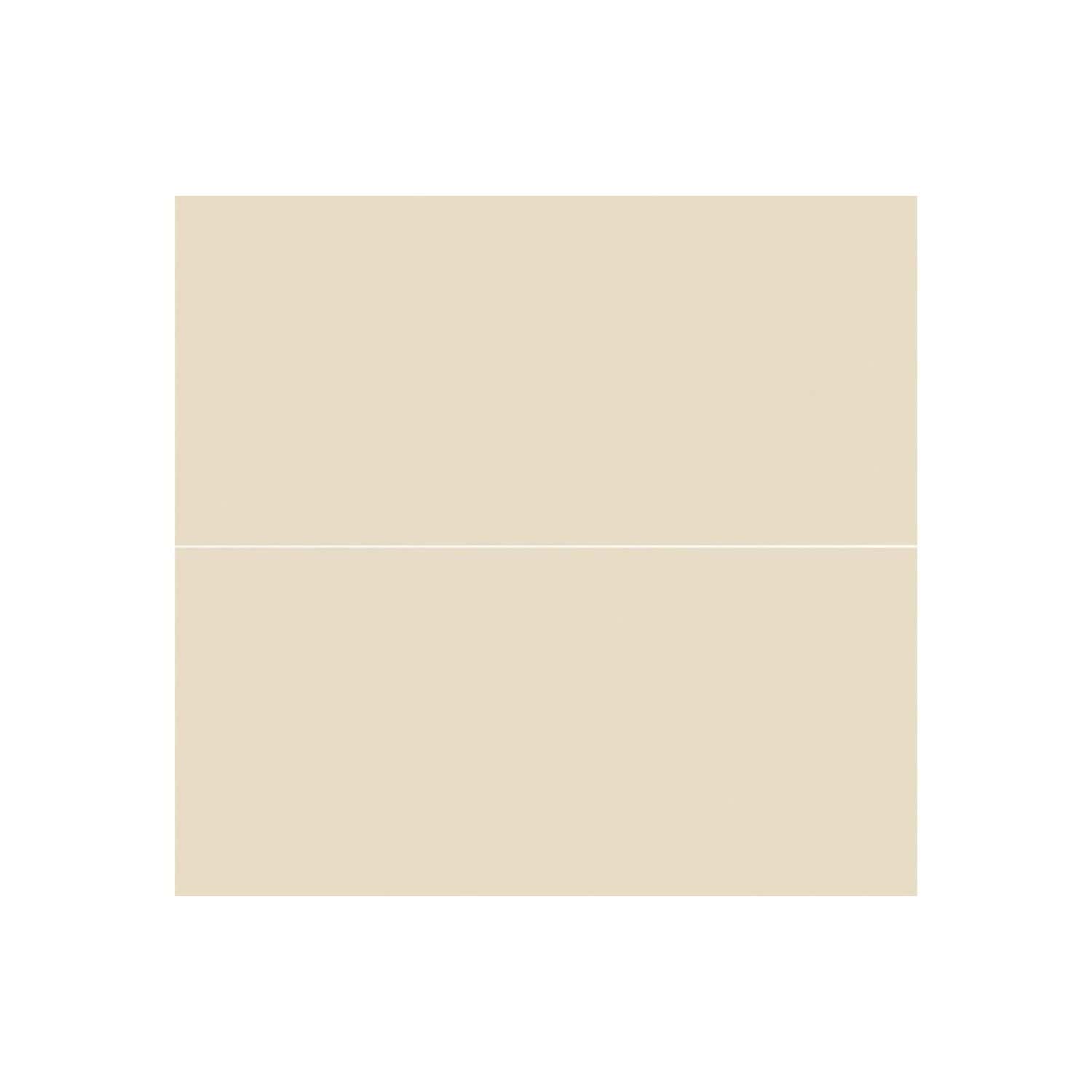 A beige coloured bathroom cabinet with minimalist design from Bubly Bathrooms. Perfect for modern bathroom storage solutions.