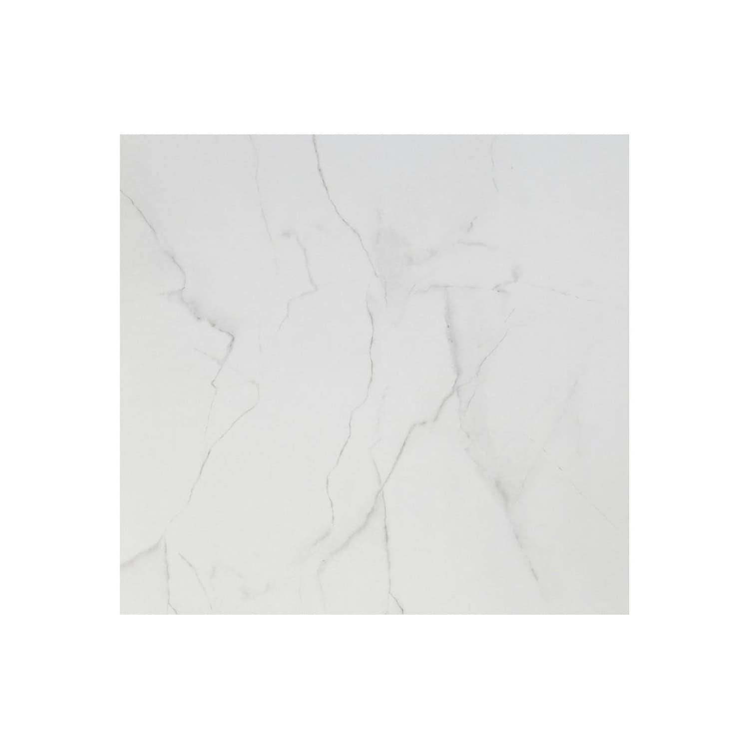 Sleek white marble bathroom countertop with subtle grey veining, ideal for modern and luxurious bathroom designs. Perfect for creating an elegant and timeless look in bathroom renovations.