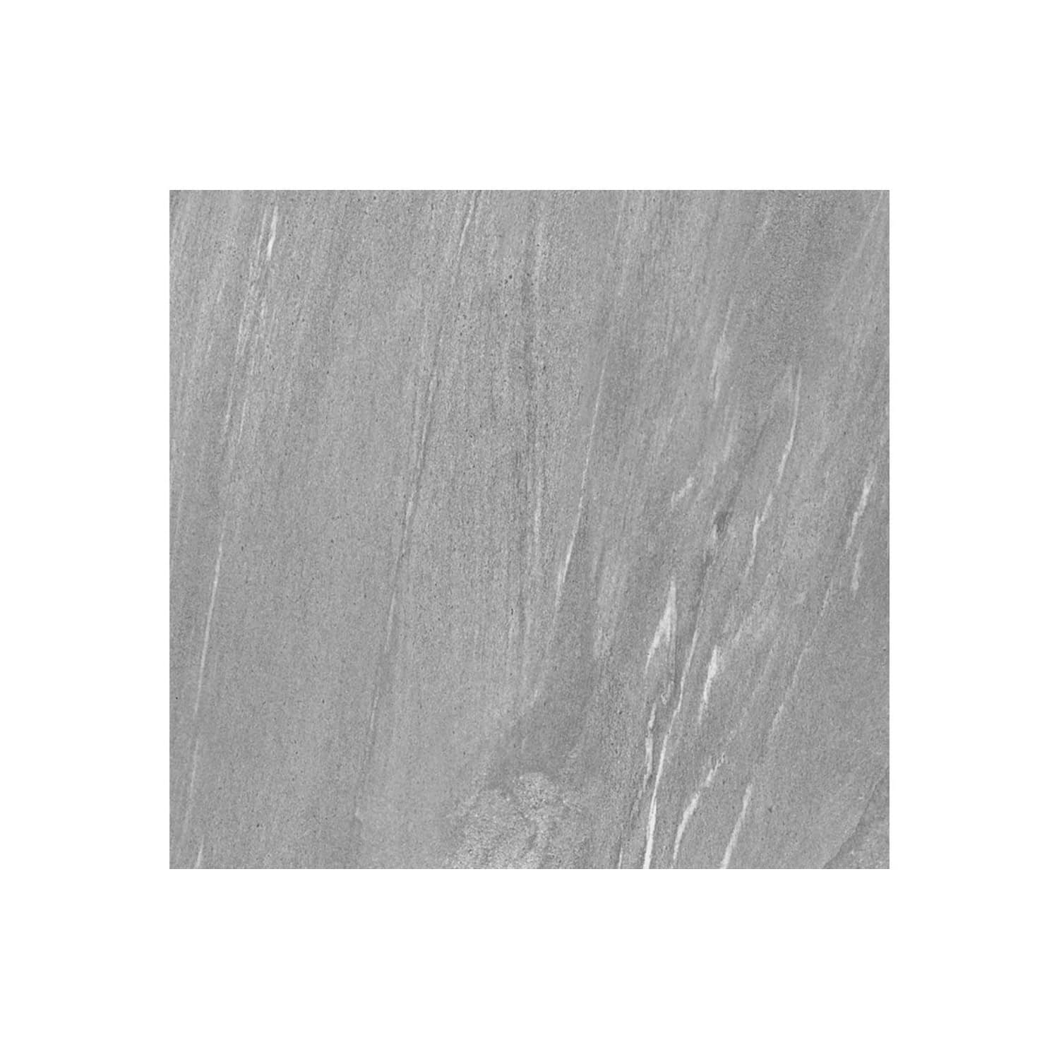 Slate grey tiled bathroom floor with a modern, textured finish showcasing high-quality natural stone material. Perfect for contemporary bathroom designs offering durability and style.