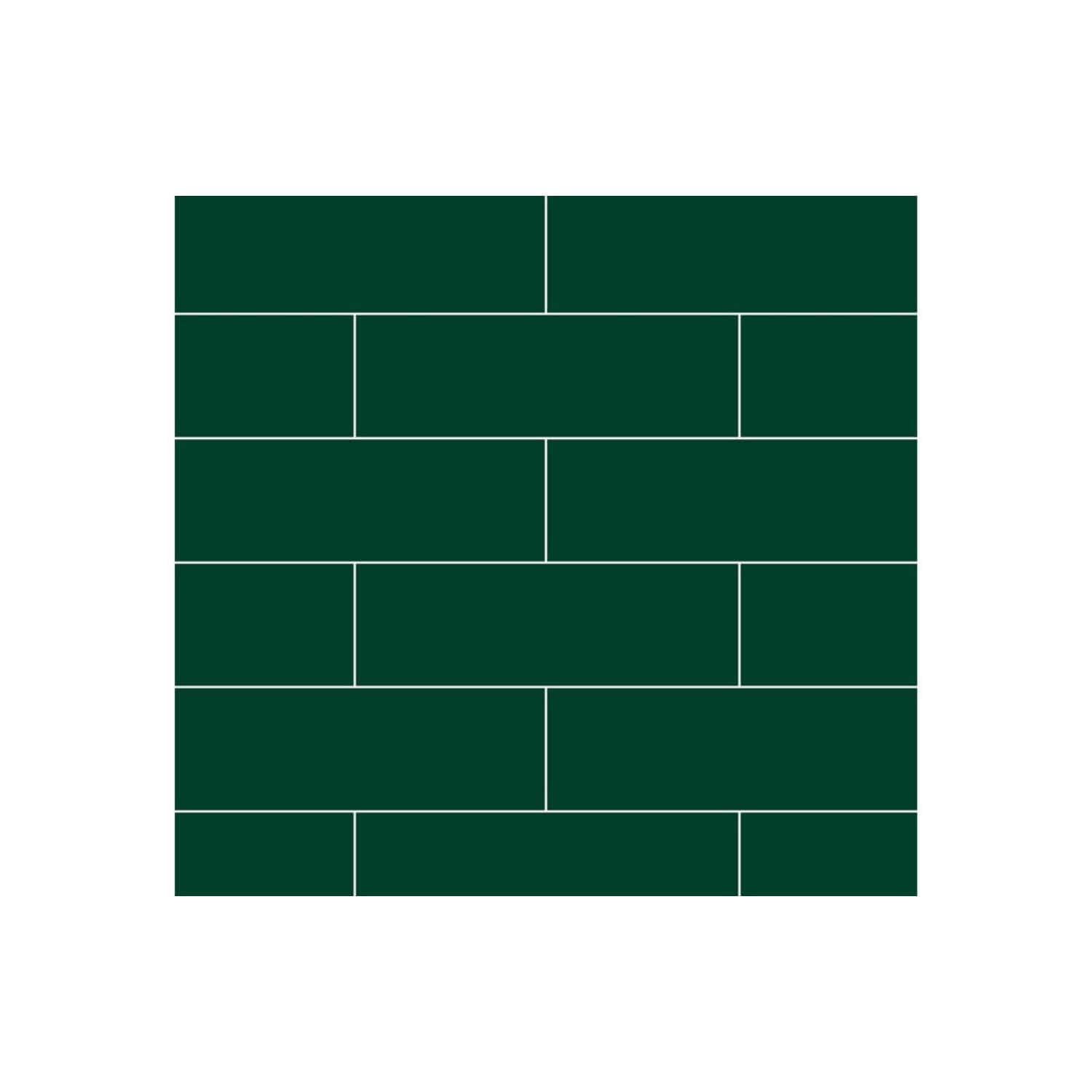 Bright green bathroom tiles with decorative grout lines, creating a modern and stylish look for contemporary bathroom designs.