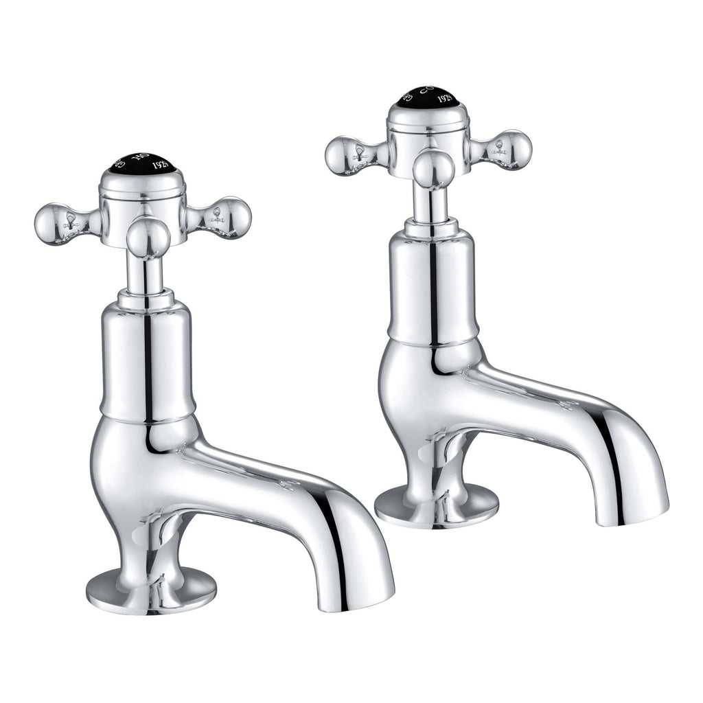 Jtp Grosvenor Cloakroom Crosshead Basin Taps Pair