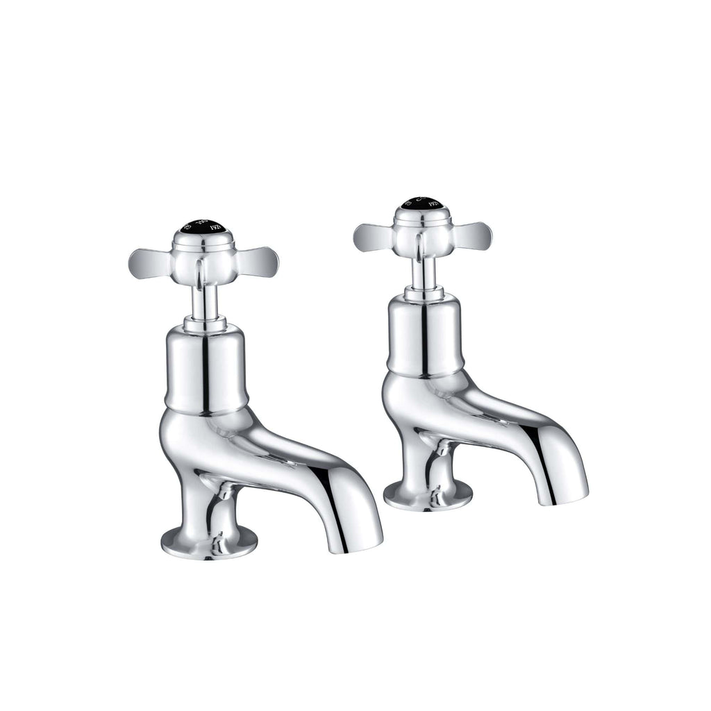 Jtp Grosvenor Pinch Bath Taps Pair