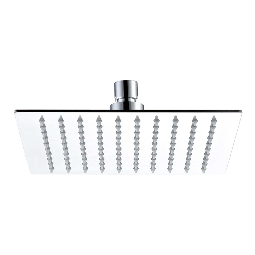 Shower head with multiple nozzles and chrome finish, modern bathroom accessory for luxury showering experience.