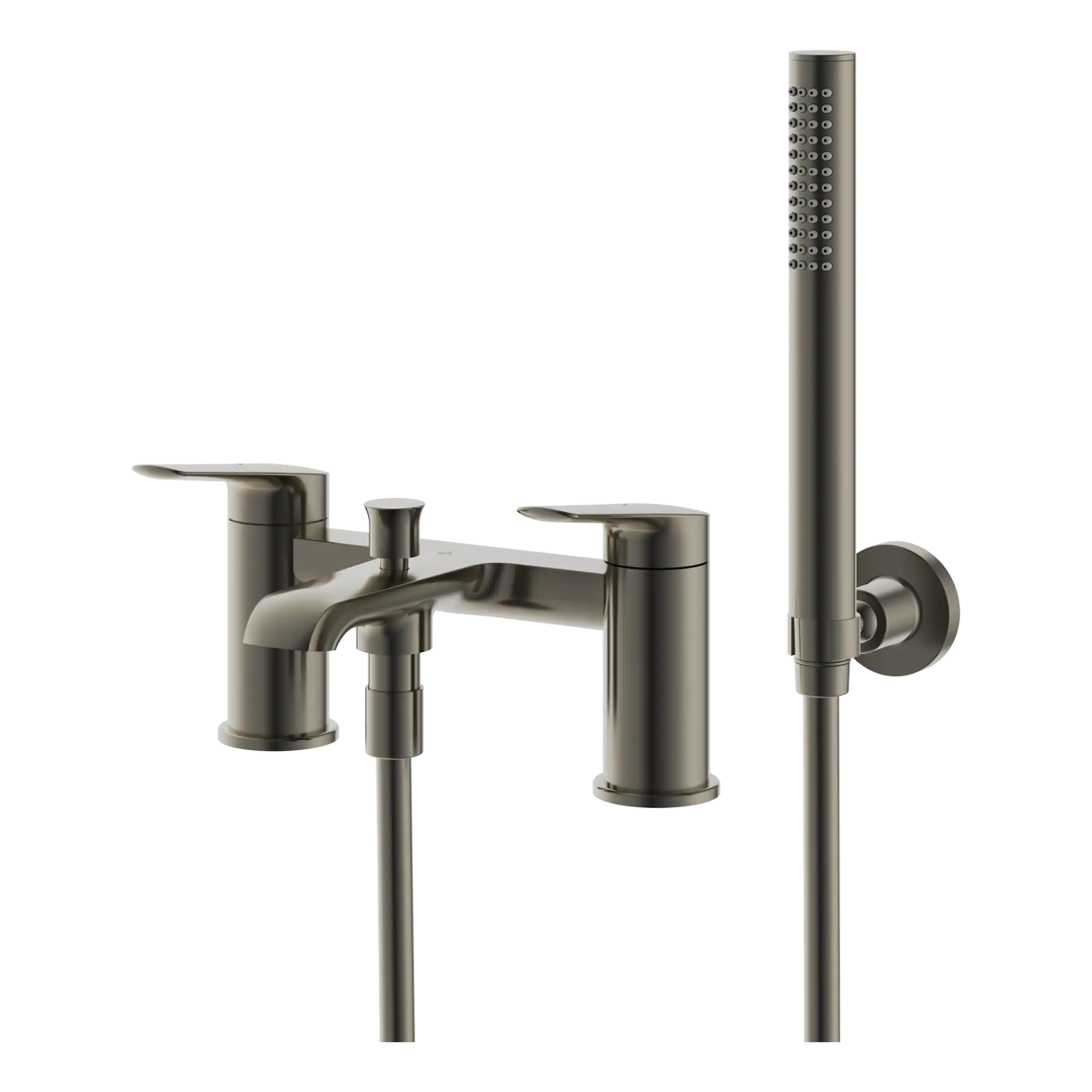 Aqualla Hanna Deck Mounted Bath Shower Mixer Tap With Kit