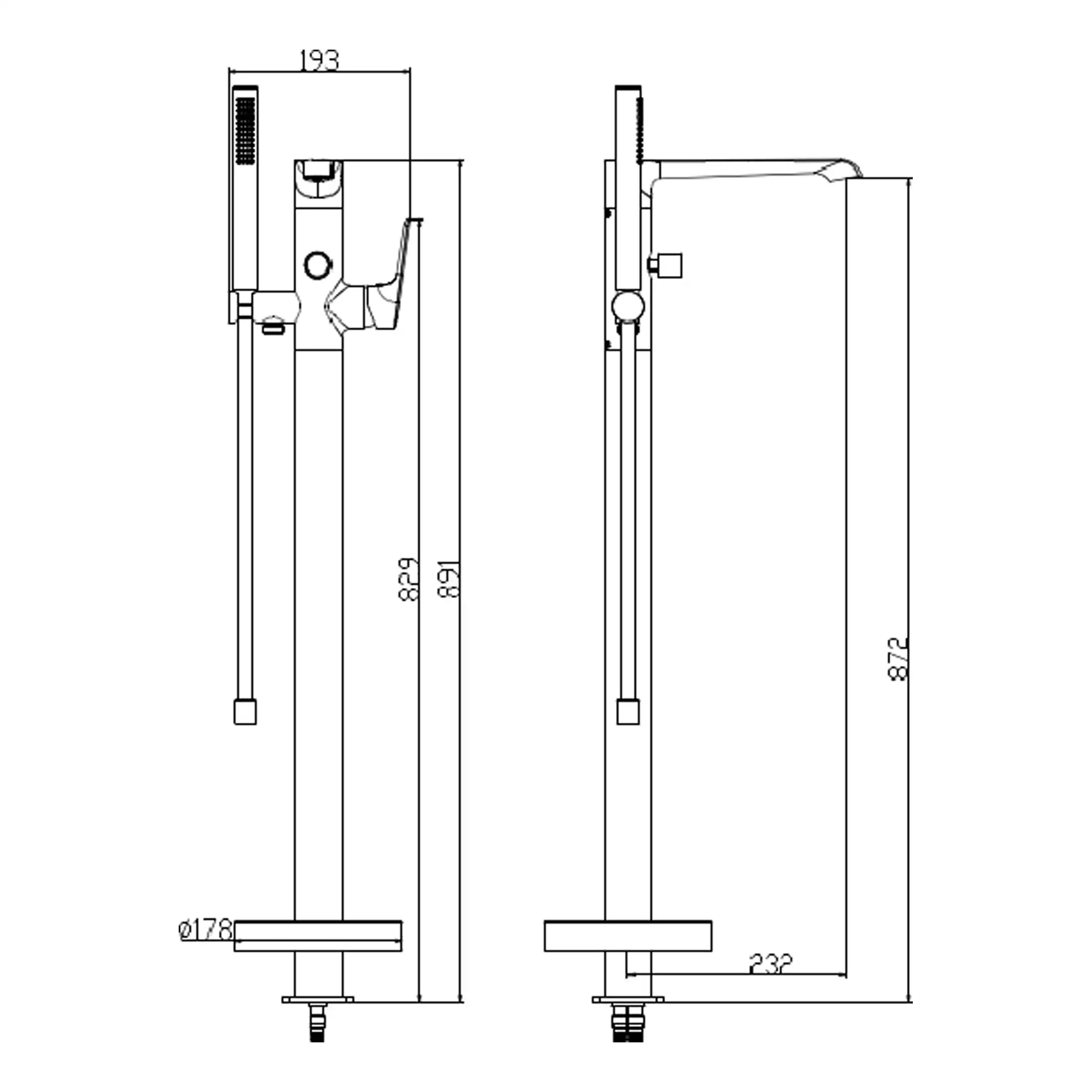 High-quality bathroom shower panel with modern design from Bubly Bathrooms, featuring ergonomic controls and durable materials. Perfect for stylish and functional shower upgrades.