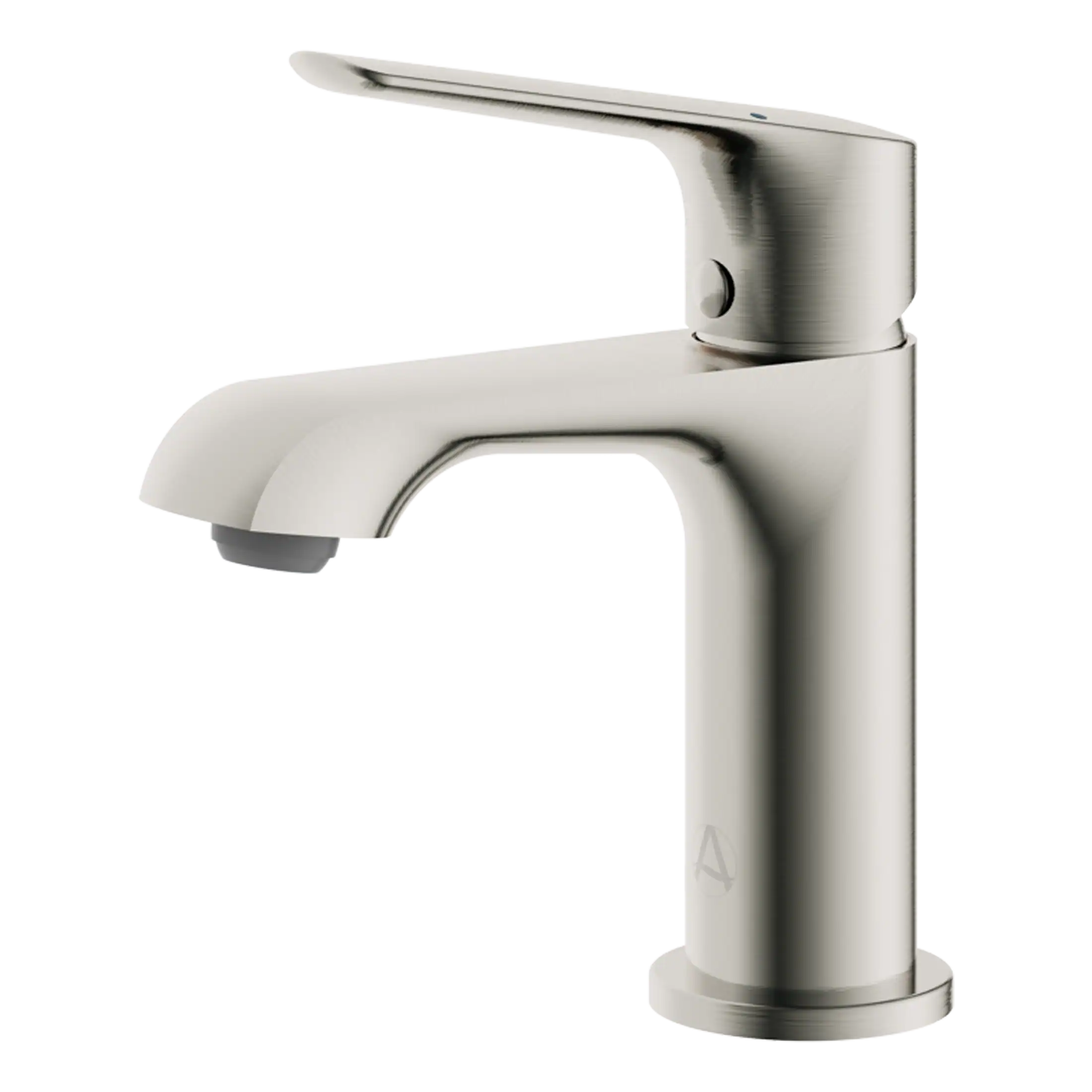Sleek stainless steel bathroom faucet with modern design, perfect for contemporary bathroom upgrades and water-saving fixtures.