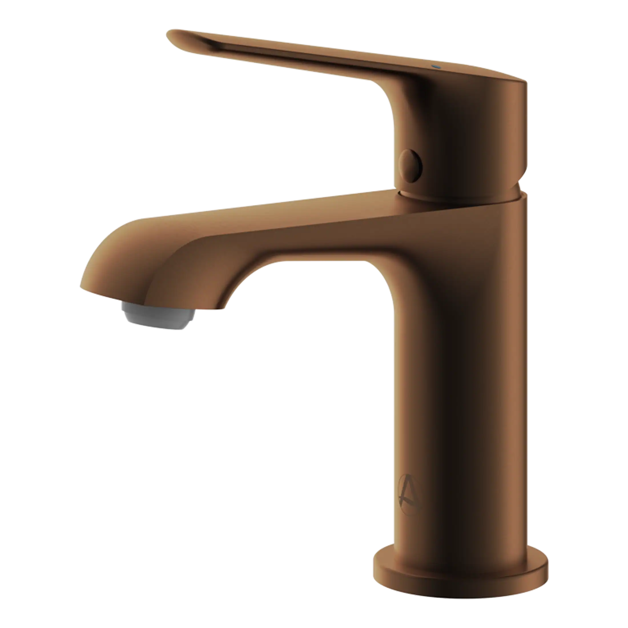 Brushed bronze bathroom tap with modern sleek design for stylish bathroom fixtures. Perfect for contemporary bathroom renovations.