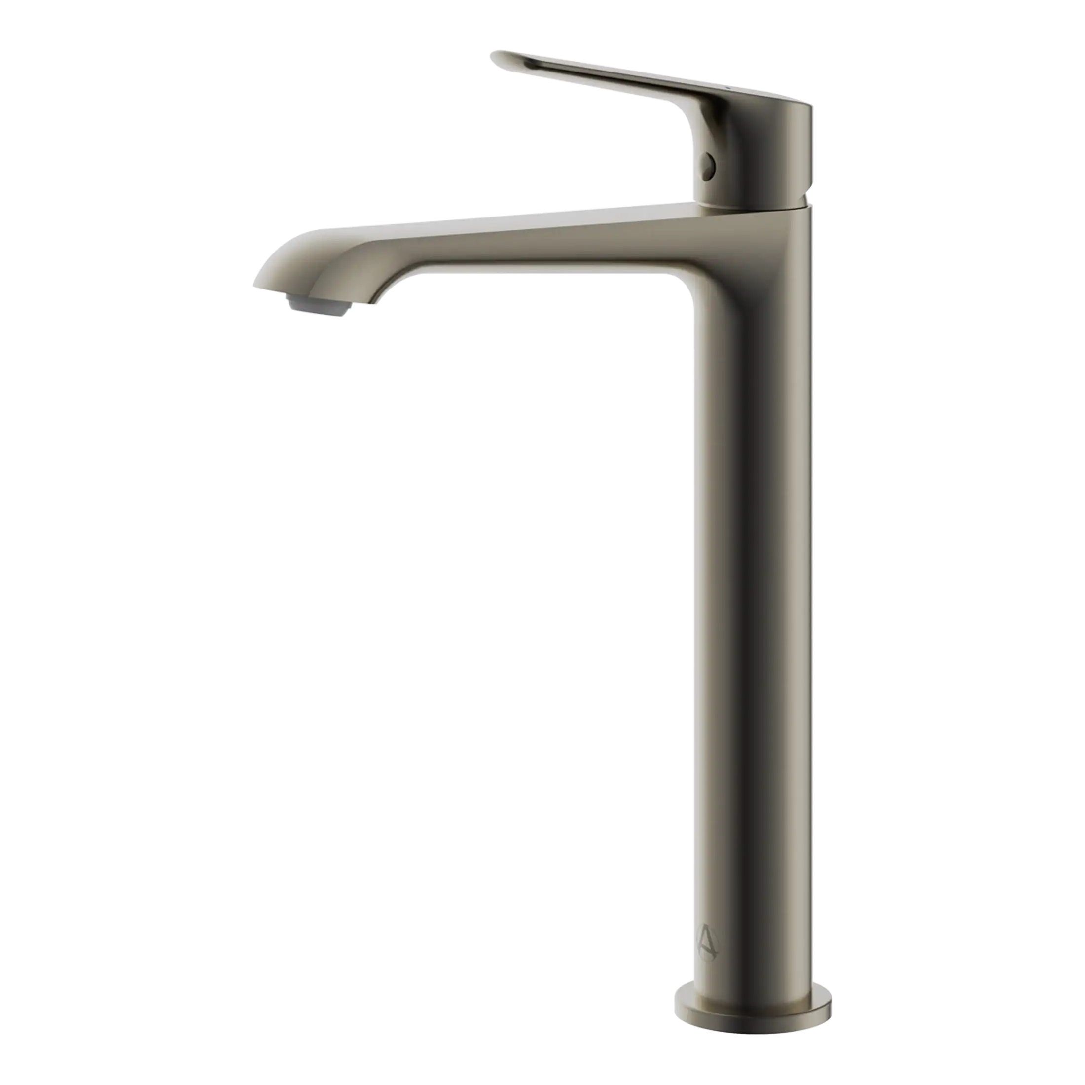Sleek modern chrome bathroom faucet with single lever handle for stylish and functional bathroom sink installation.
