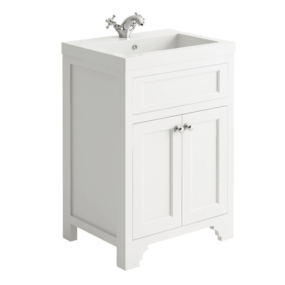 Scudo Harrogate Ripley 600mm Floor Standing Vanity Unit With Basin