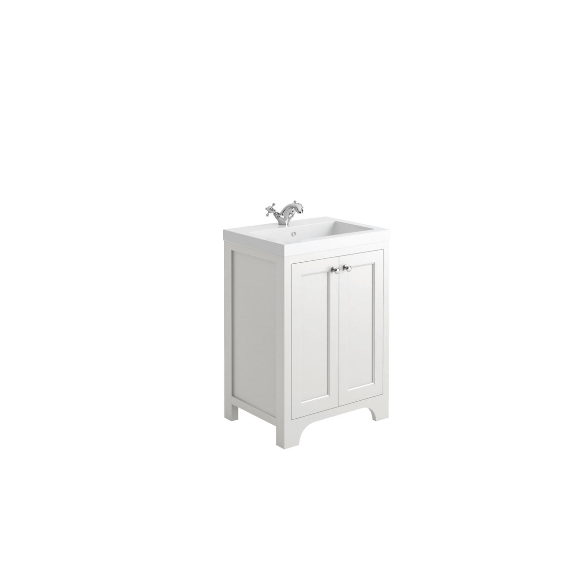 Scudo Harrogate Brunswick 600mm Floor Standing Vanity Unit With Basin