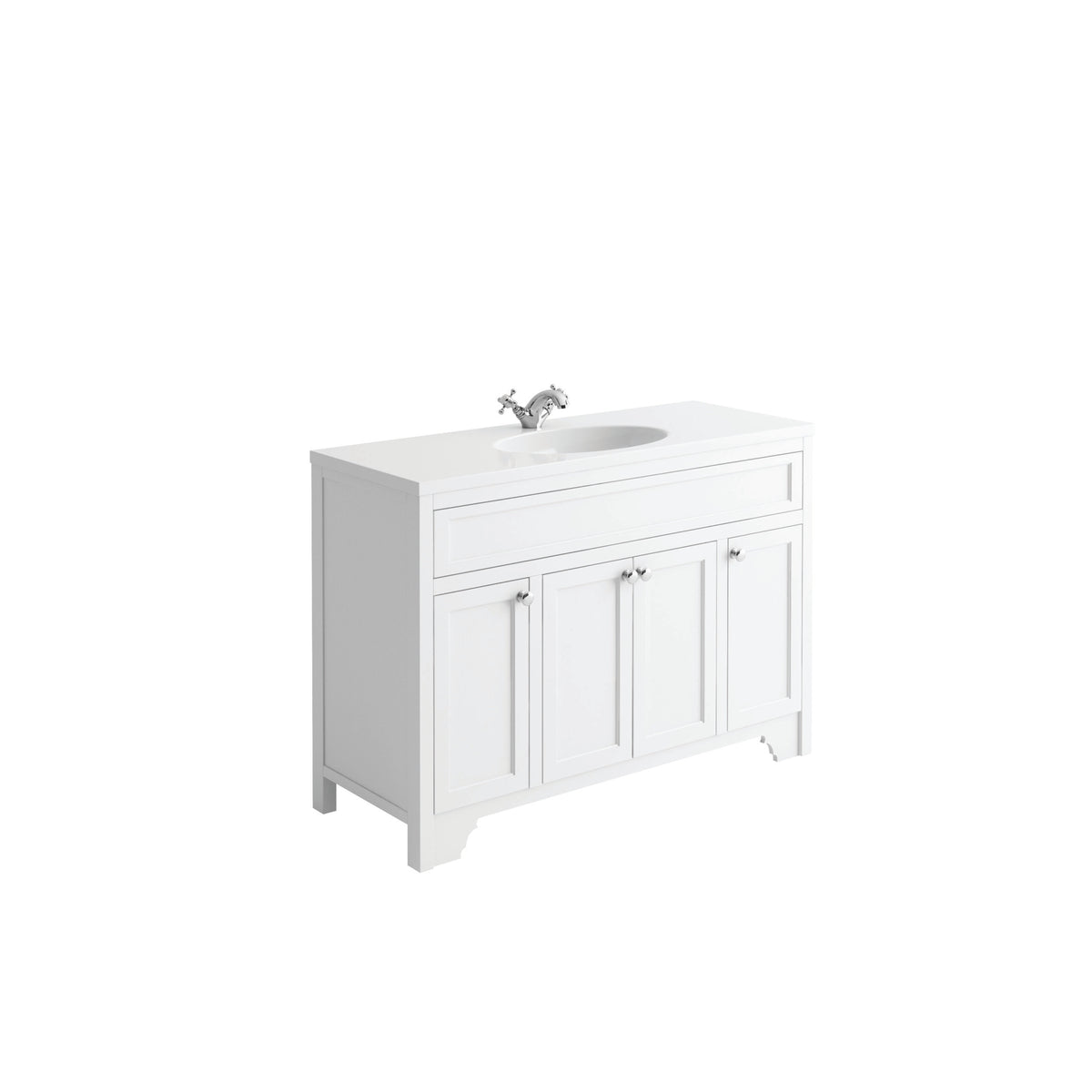 Scudo Harrogate Dutchy 1200mm Floor Standing Vanity Unit With Basin
