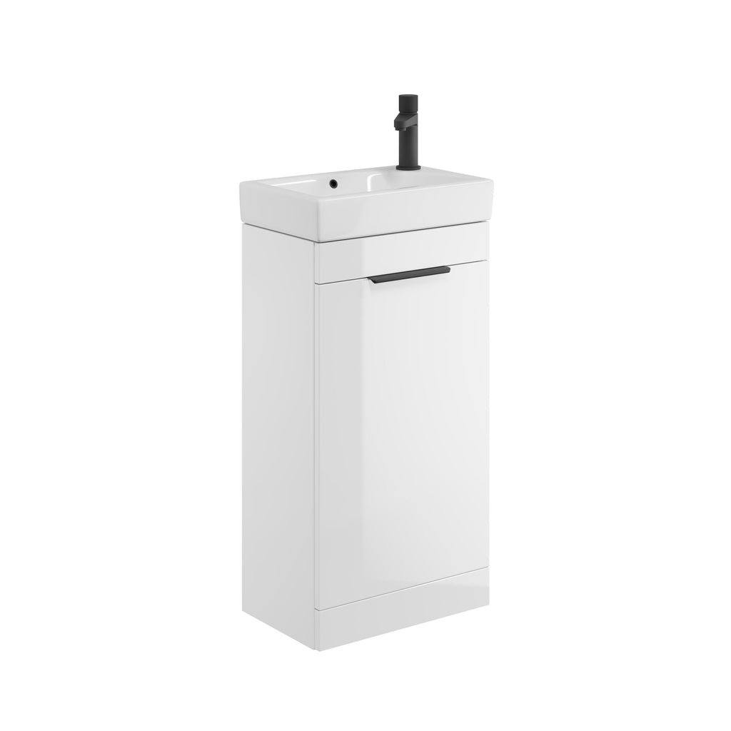 Scudo Esme 450mm Floor Standing Cloakroom Vanity Unit With Basin