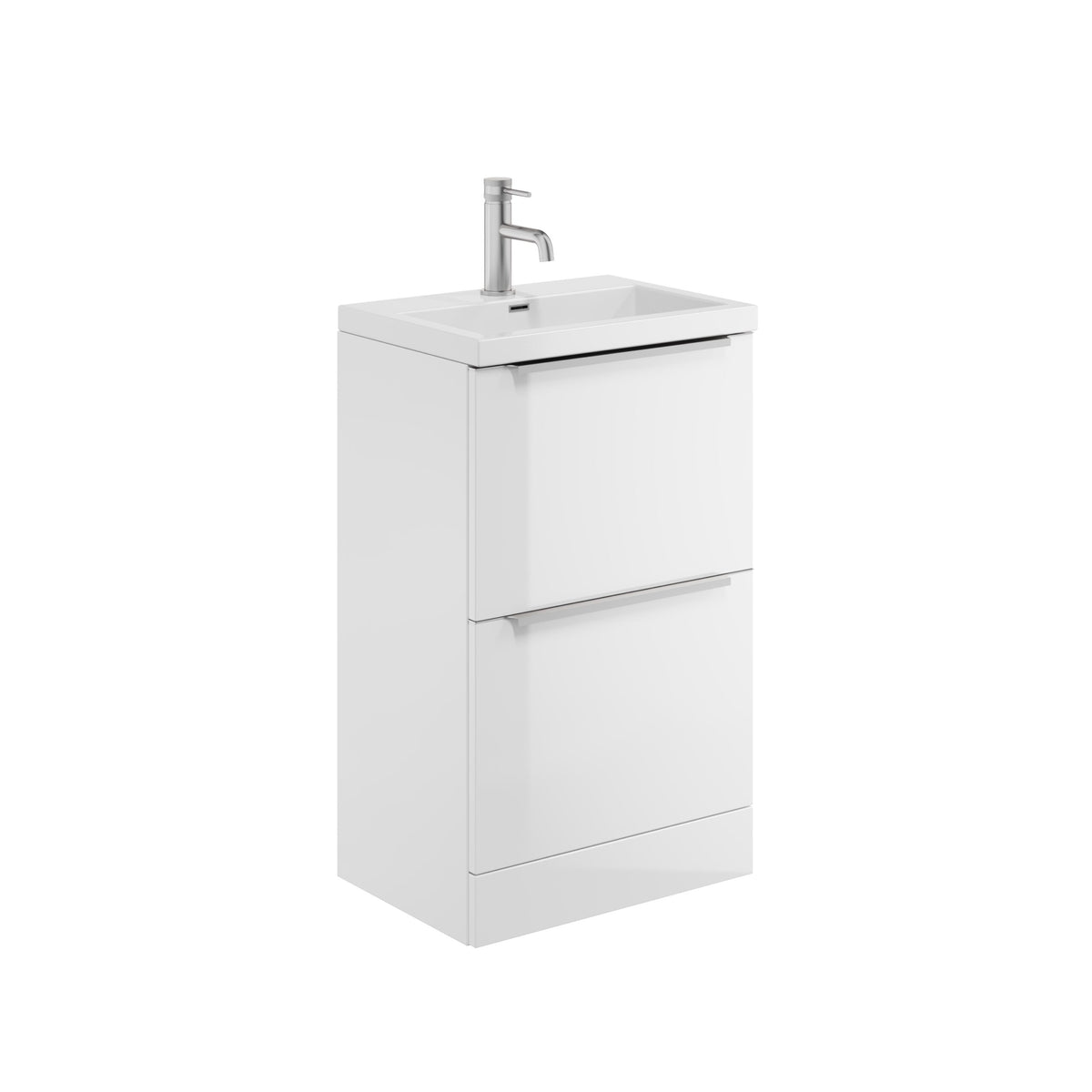 Scudo Muro Plus 600mm Floor Standing Vanity Unit With Basin