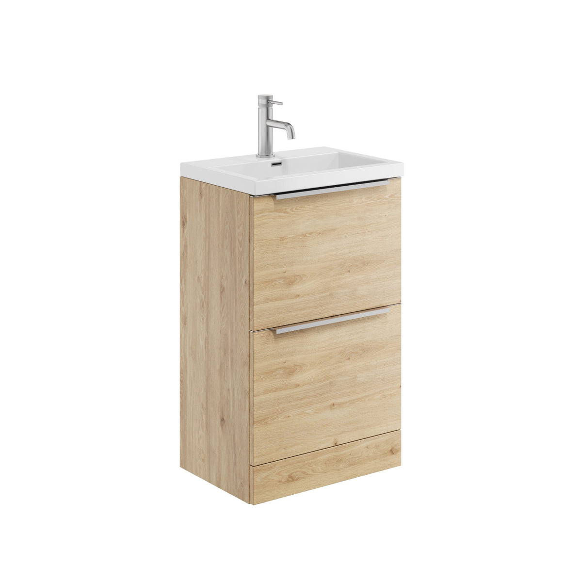 Scudo Muro Plus 600mm Floor Standing Vanity Unit With Basin
