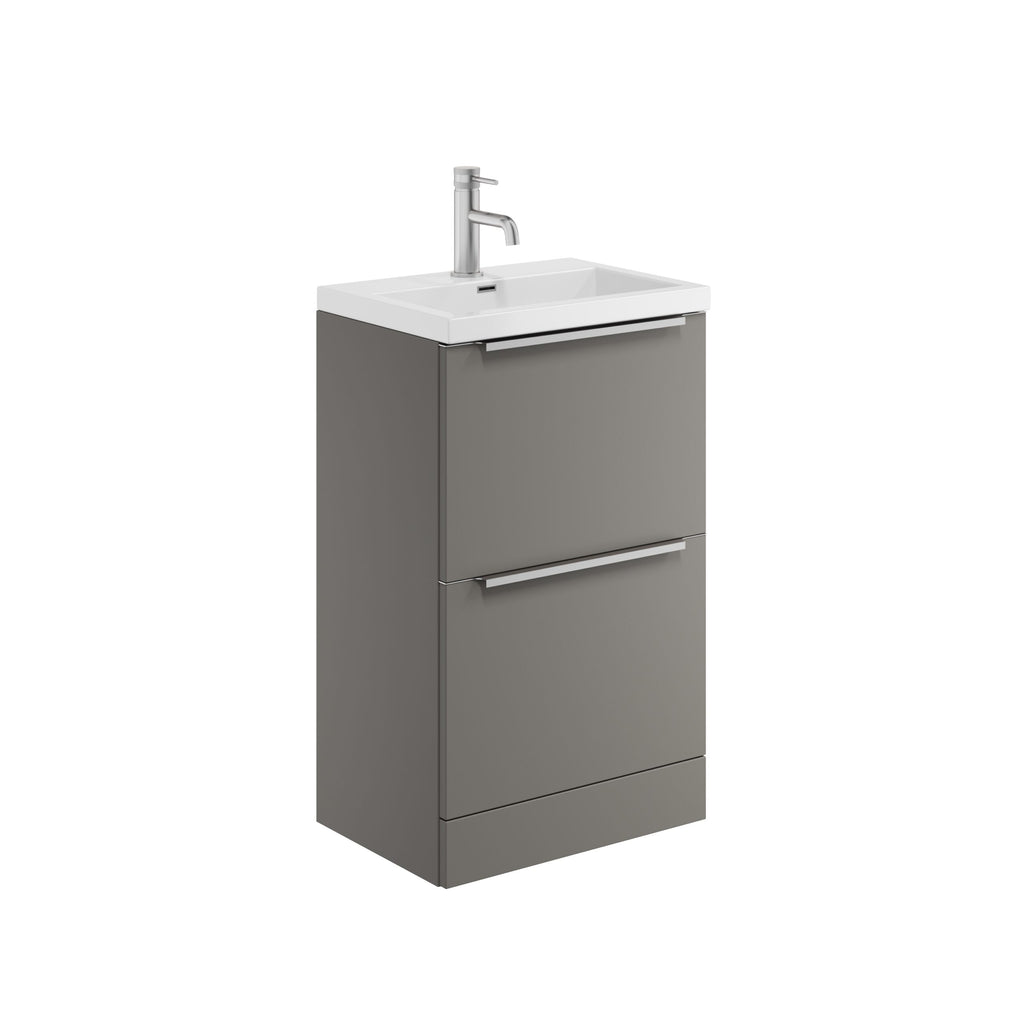 Scudo Muro Plus 600mm Floor Standing Vanity Unit With Basin