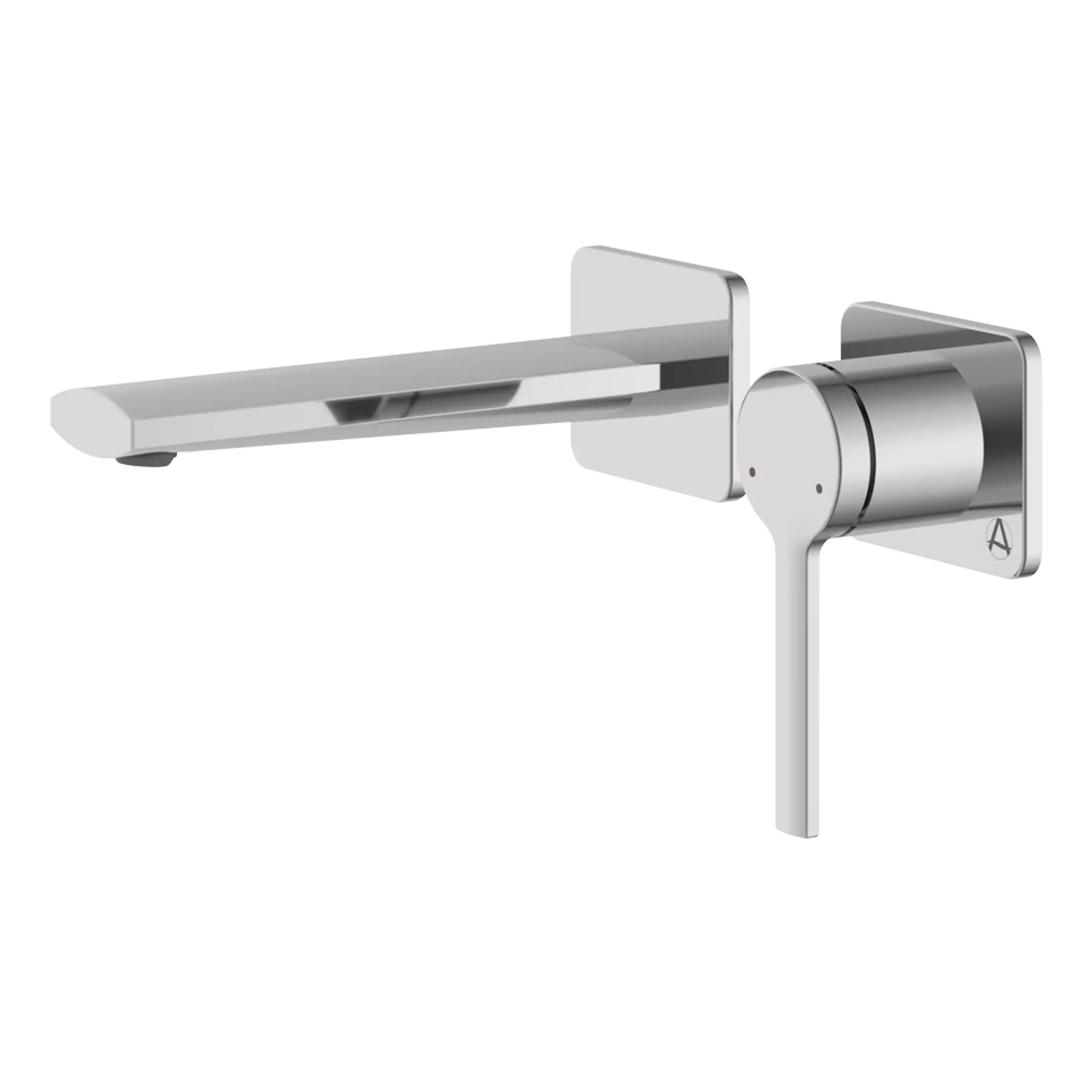 Sleek modern chrome bathroom tap with minimalist design, ideal for contemporary bathrooms. Durable fixtures and smooth operation for a stylish, functional space.