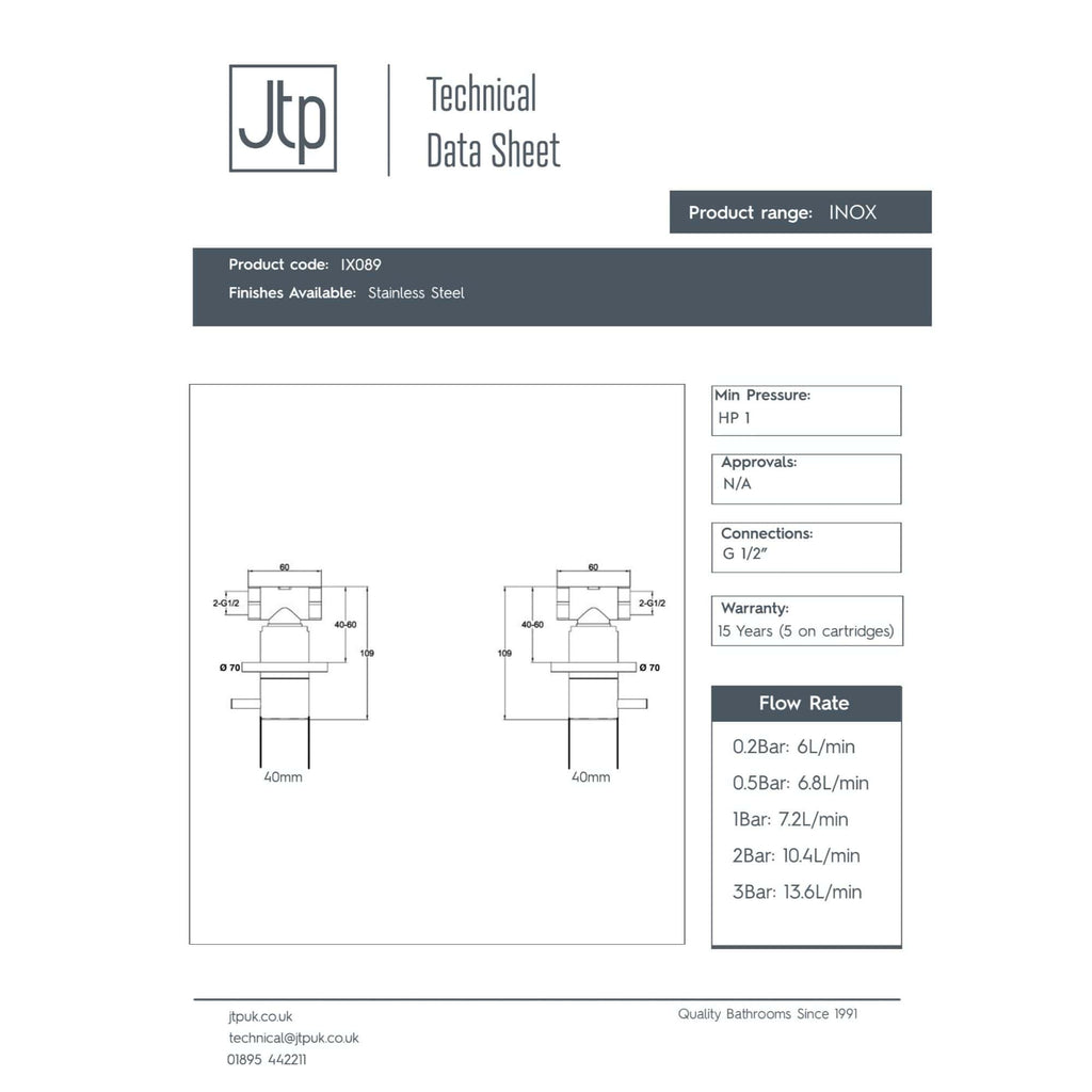 High-quality stainless steel Bubly bathroom tap with technical specifications and dimensions, suitable for modern minimalist bathroom designs. Durable and corrosion-resistant.