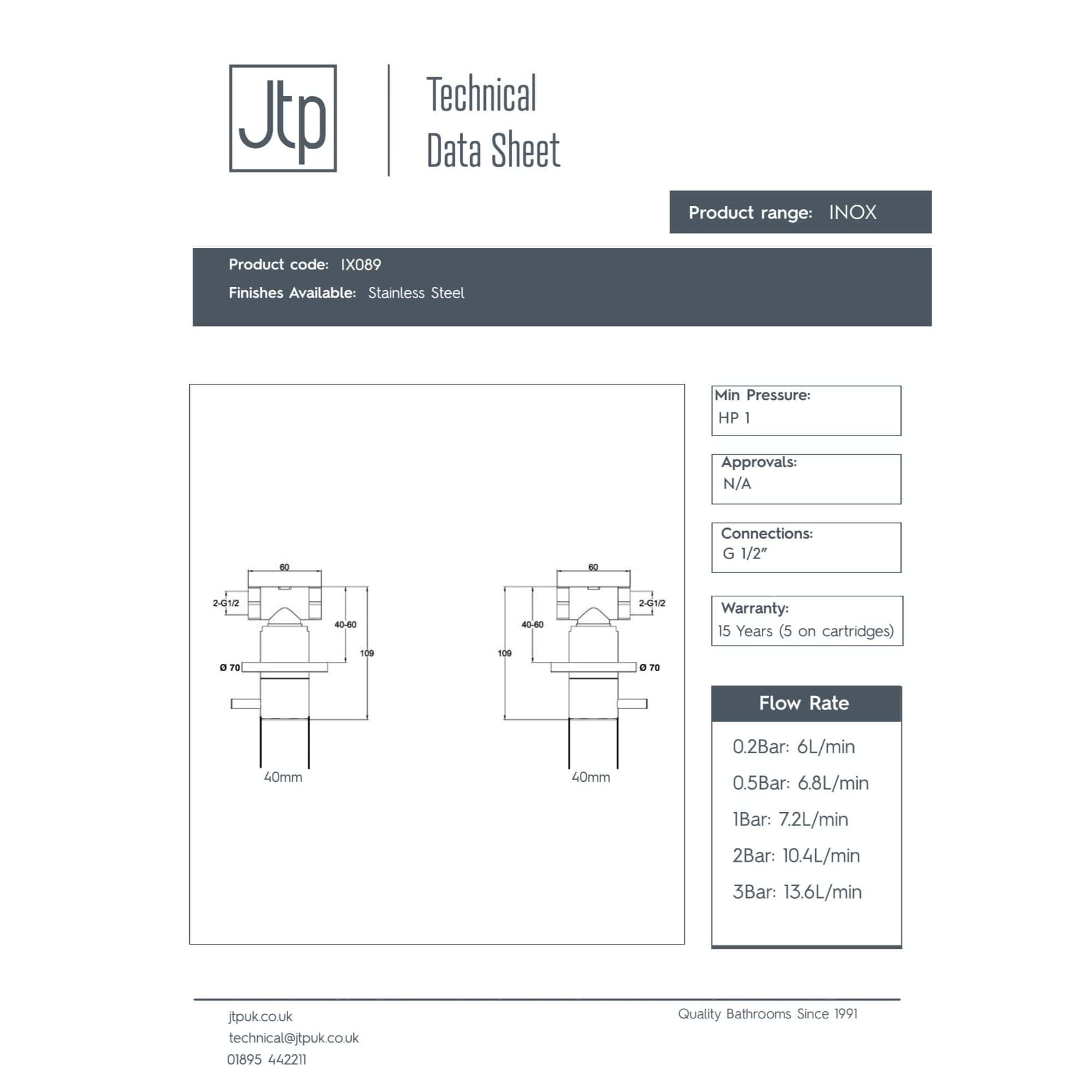 High-quality stainless steel Bubly bathroom tap with technical specifications and dimensions, suitable for modern minimalist bathroom designs. Durable and corrosion-resistant.