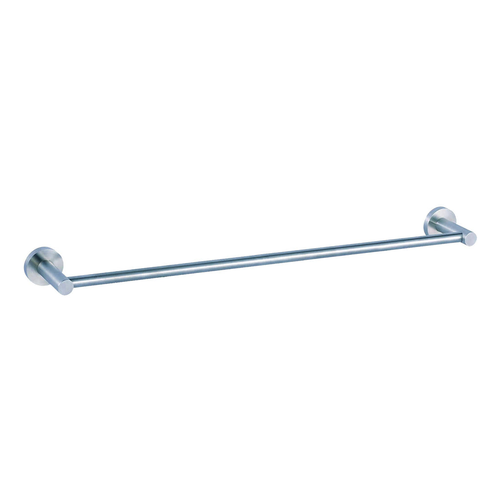 Stainless steel bathroom towel rail, modern towel holder for bathroom, durable and sleek design for quick drying towels. Ideal for contemporary bathroom interiors.
