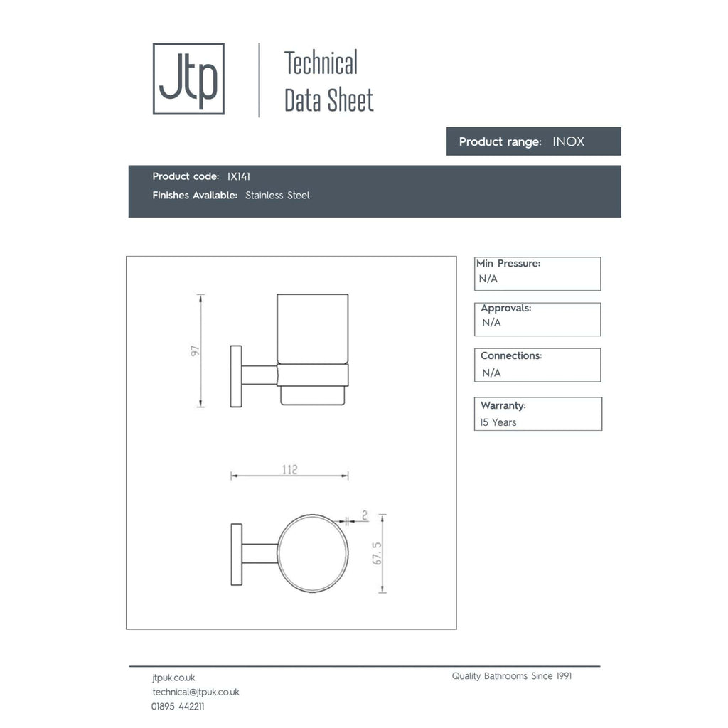 High-quality stainless steel soap holder for modern bathroom decor, compatible with various fixtures, designed for durability and style in Bubly Bathrooms' premium product range.