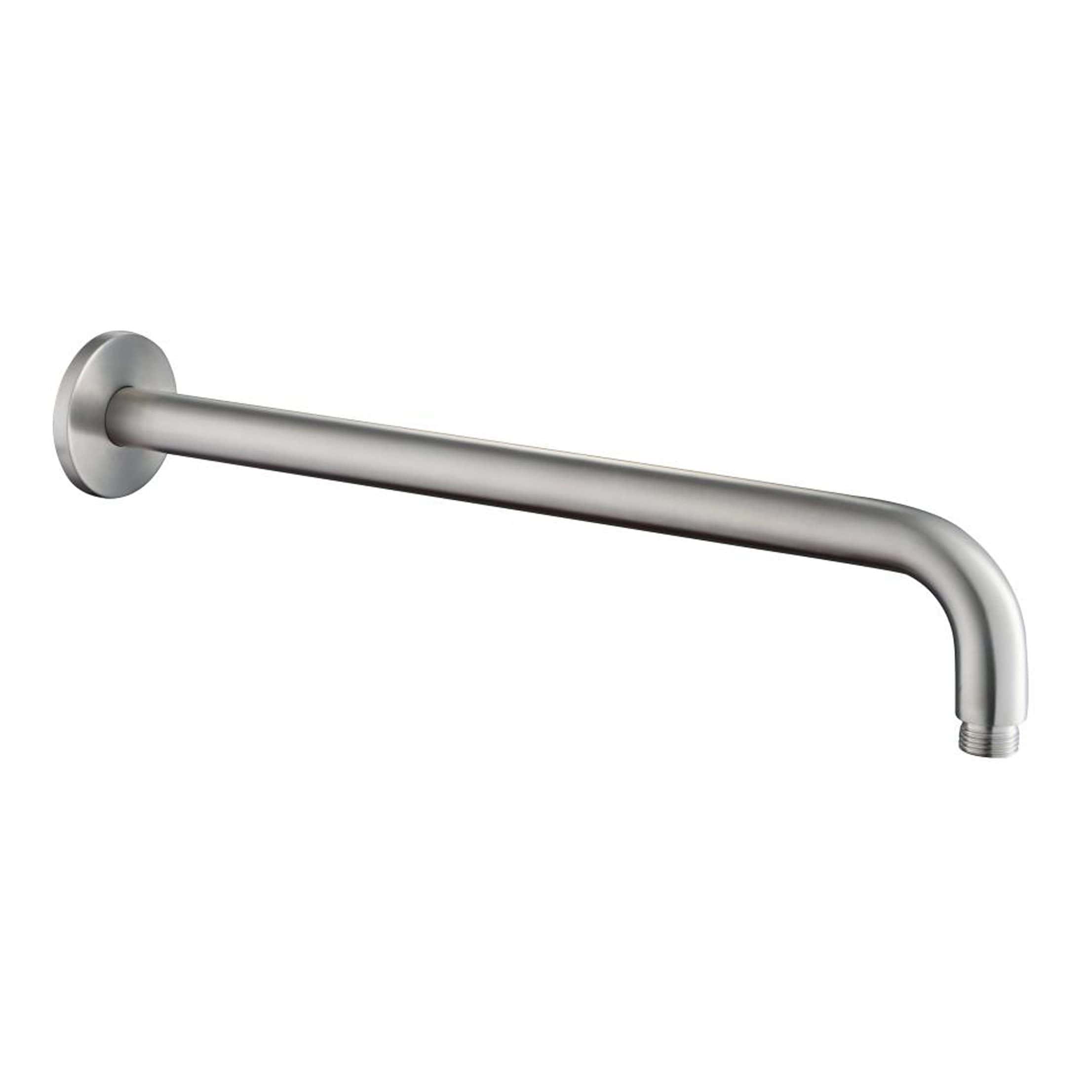 Long stainless steel grab bar for bathroom safety and accessibility, wall-mounted with secure fixing. Ideal for disabled or elderly users, providing support and stability in showers or bathrooms.