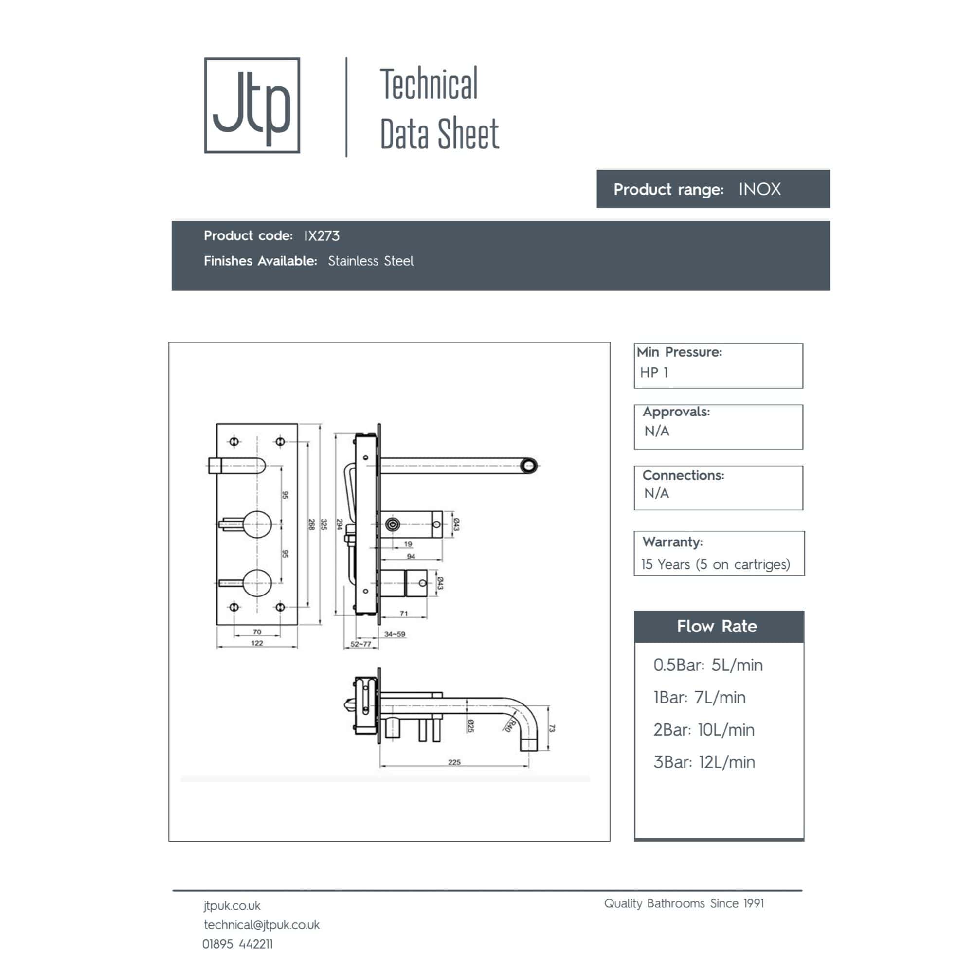 INNOVATIVE stainless steel bathroom tap with precise technical specifications, ideal for modern, durable, and stylish bathroom designs. Designed with high-quality manufacturing standards for optimal performance.