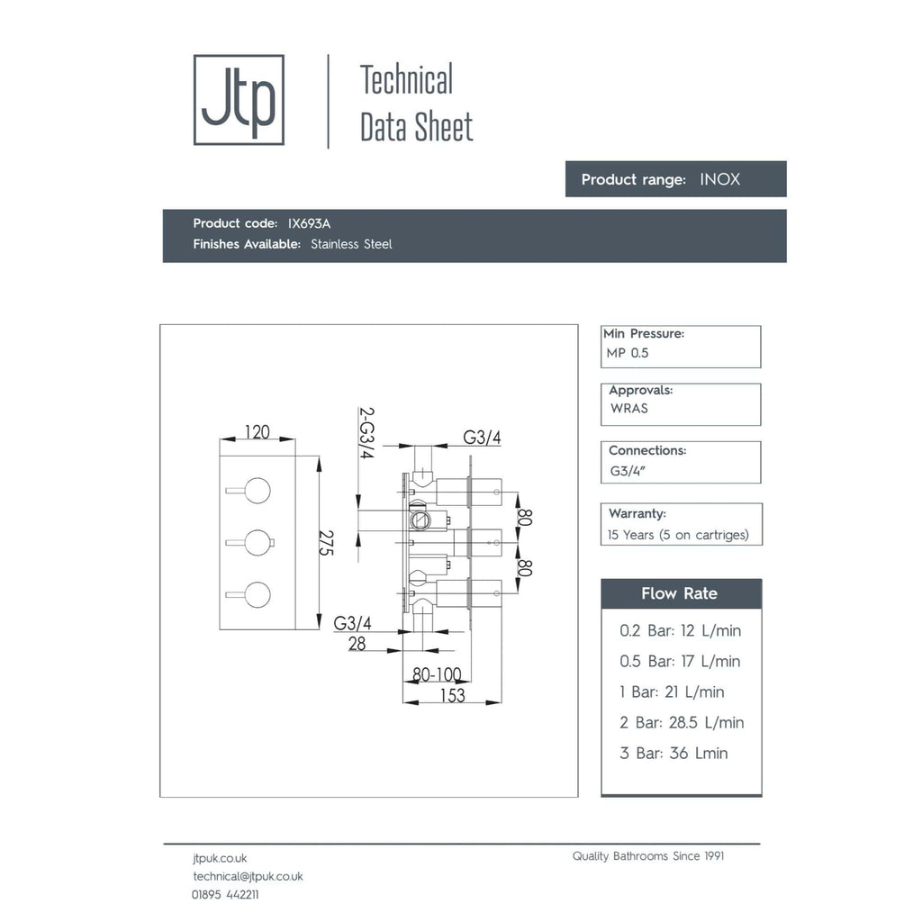 A sleek stainless steel bathroom mixer tap with technical specifications and dimensions for modern bathroom installations. Designed for durability and style.