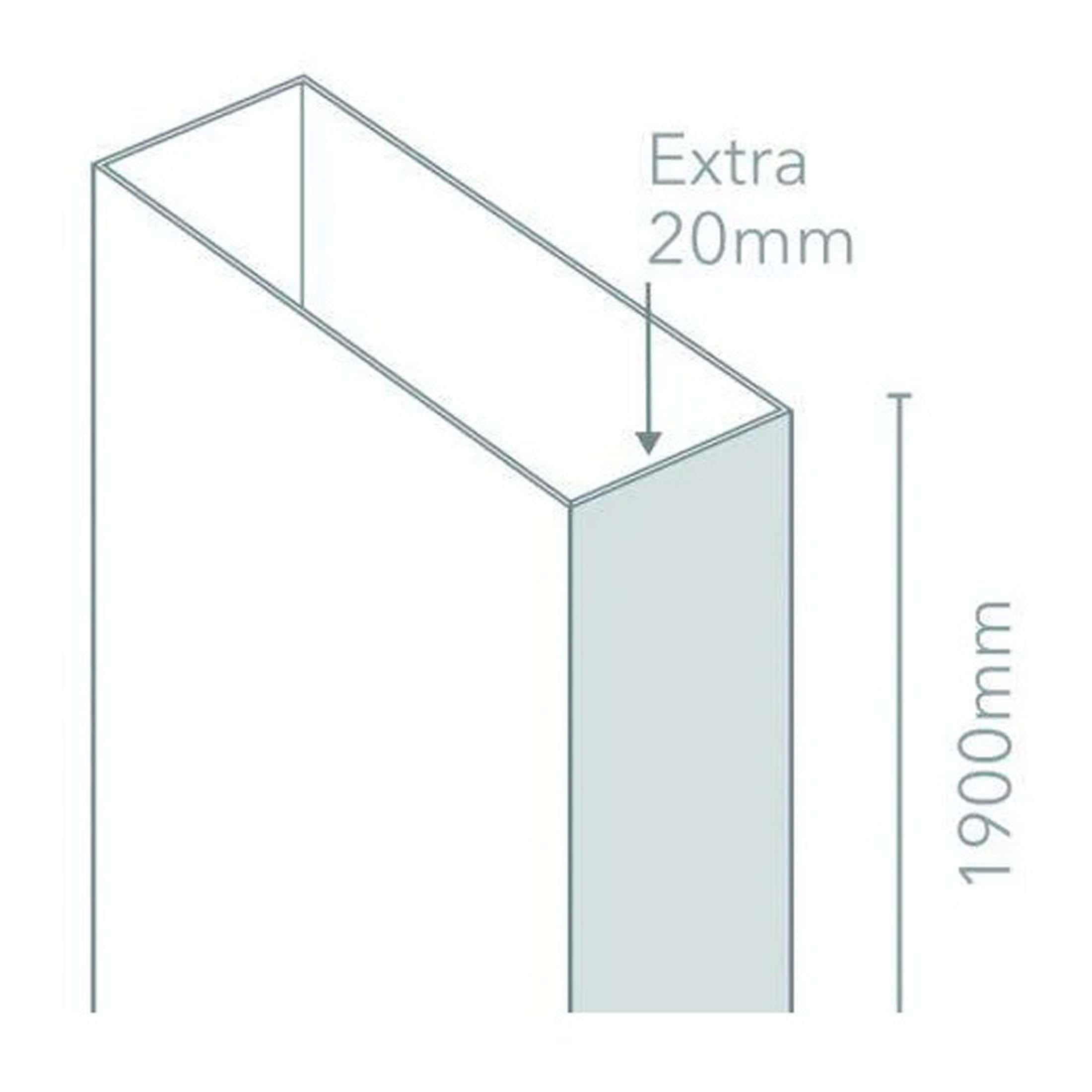 High-quality acrylic bath panel with 20mm extra thickness for durability and a sleek modern design, perfect for contemporary bathroom renovations.