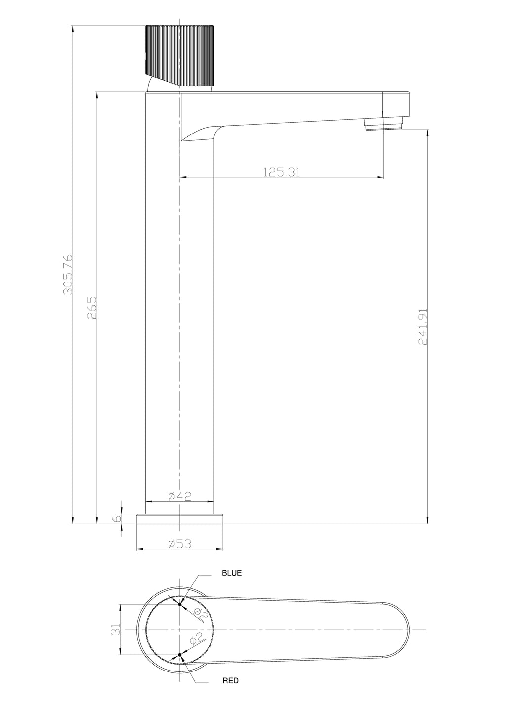 Scudo Koko Tall Mono Basin Mixer