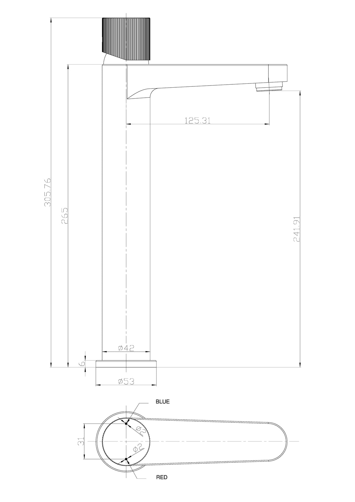 Scudo Koko Tall Mono Basin Mixer