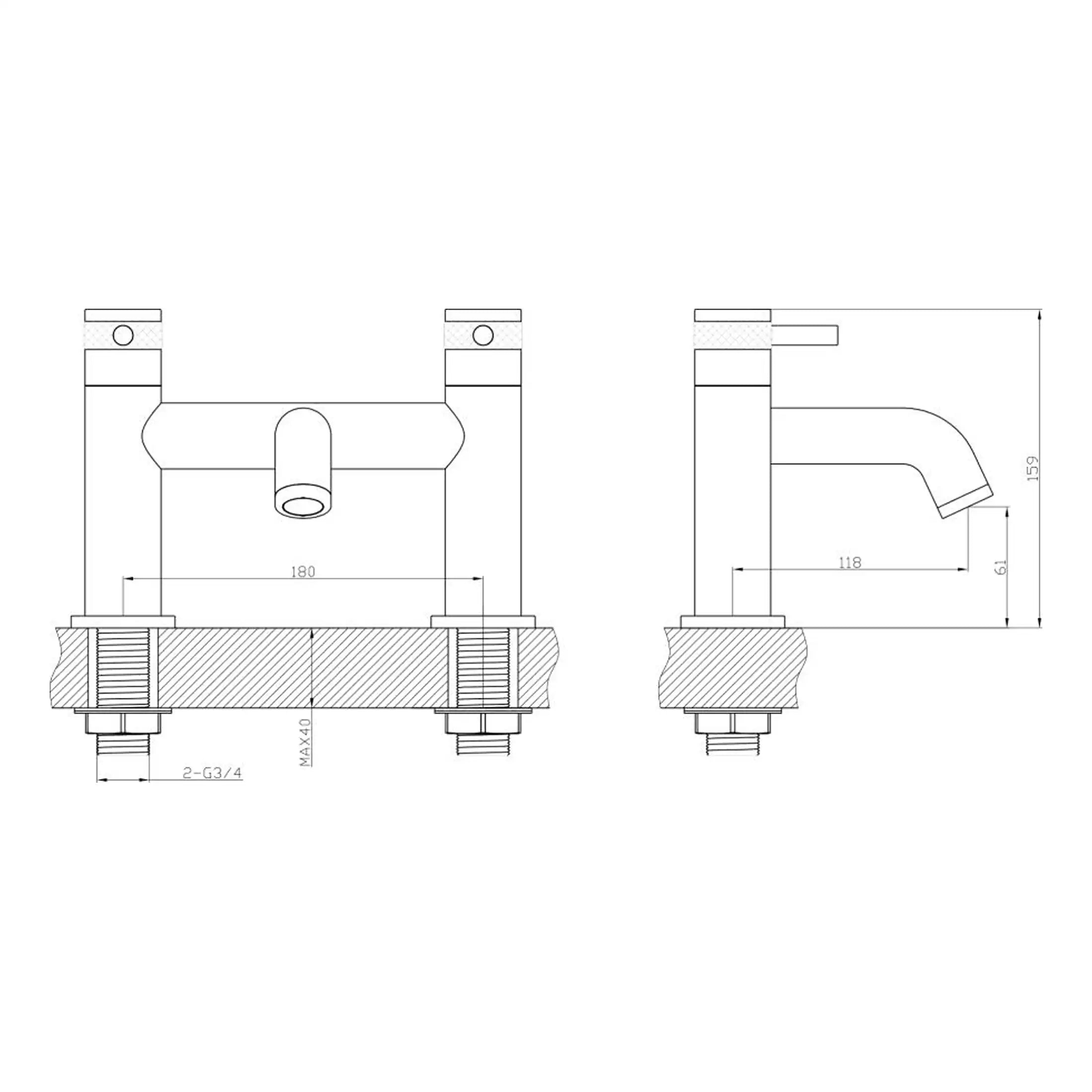 High-quality modern bathroom sink tap with detailed technical drawings for installation and design. Perfect for contemporary bathrooms seeking stylish and functional fixtures.