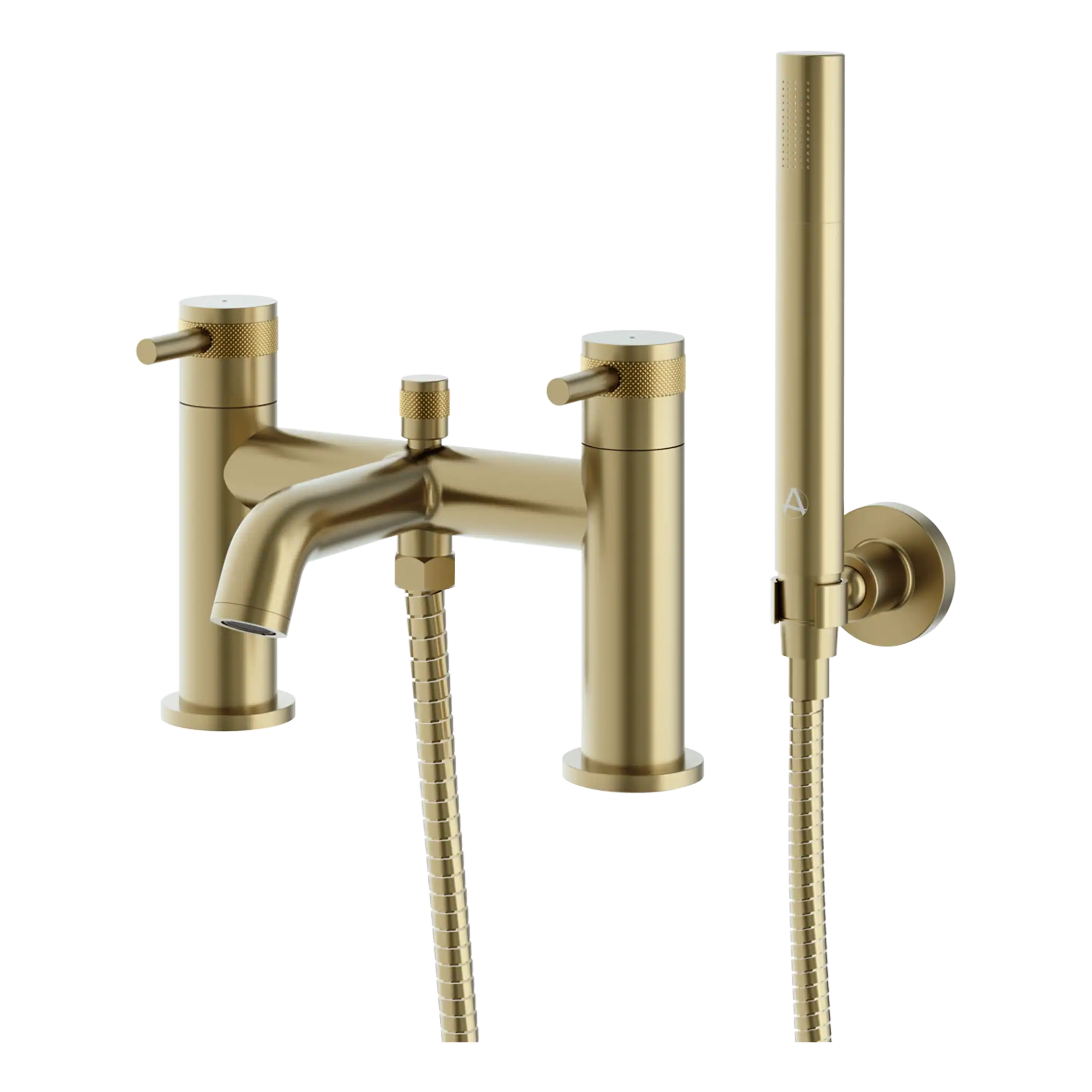 Aqualla Kyloe Deck Mounted Bath Shower Mixer Tap With Kit