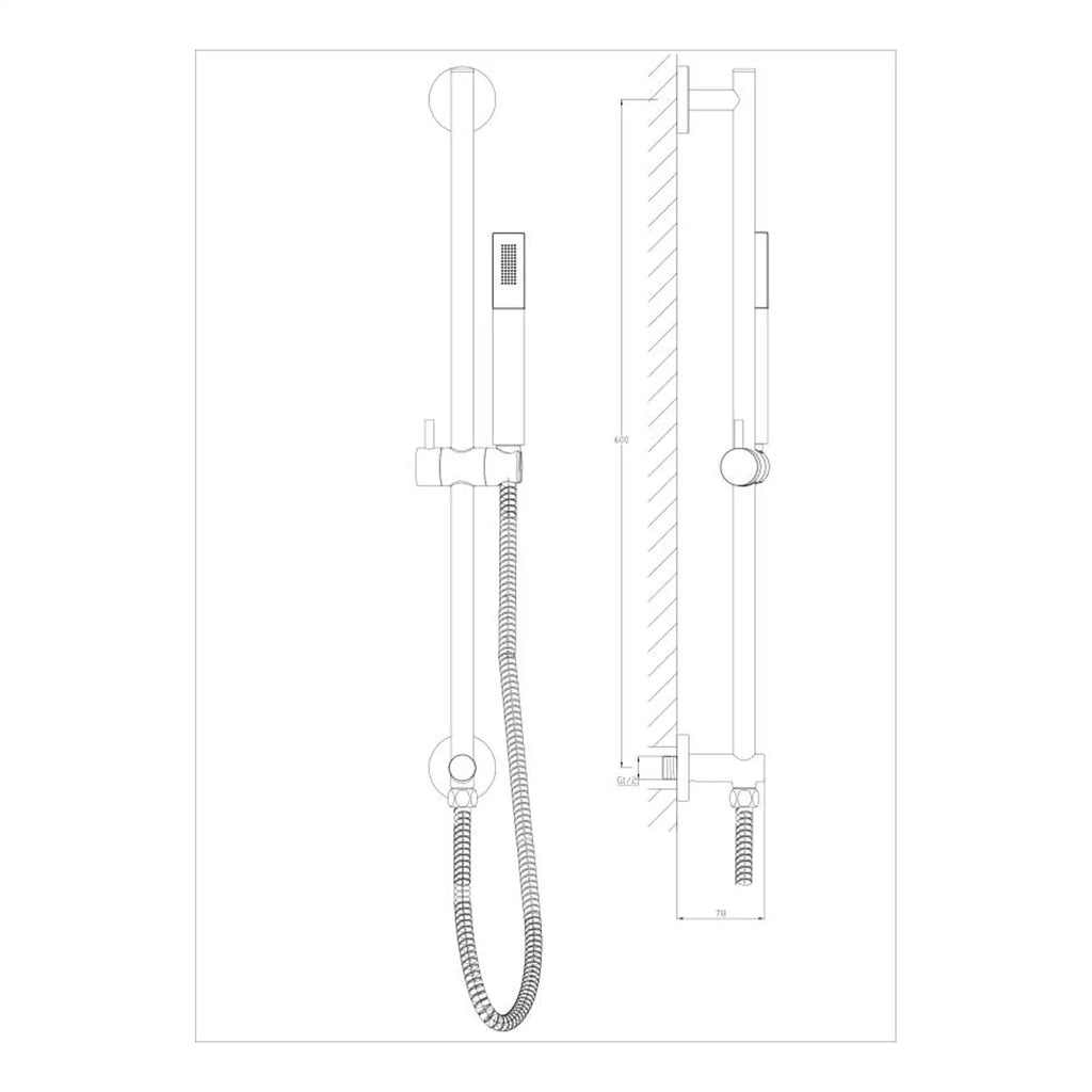 High-quality shower panel system with handheld shower head, adjustable height, and modern design for luxurious bathroom upgrades. Suitable for contemporary shower rooms.