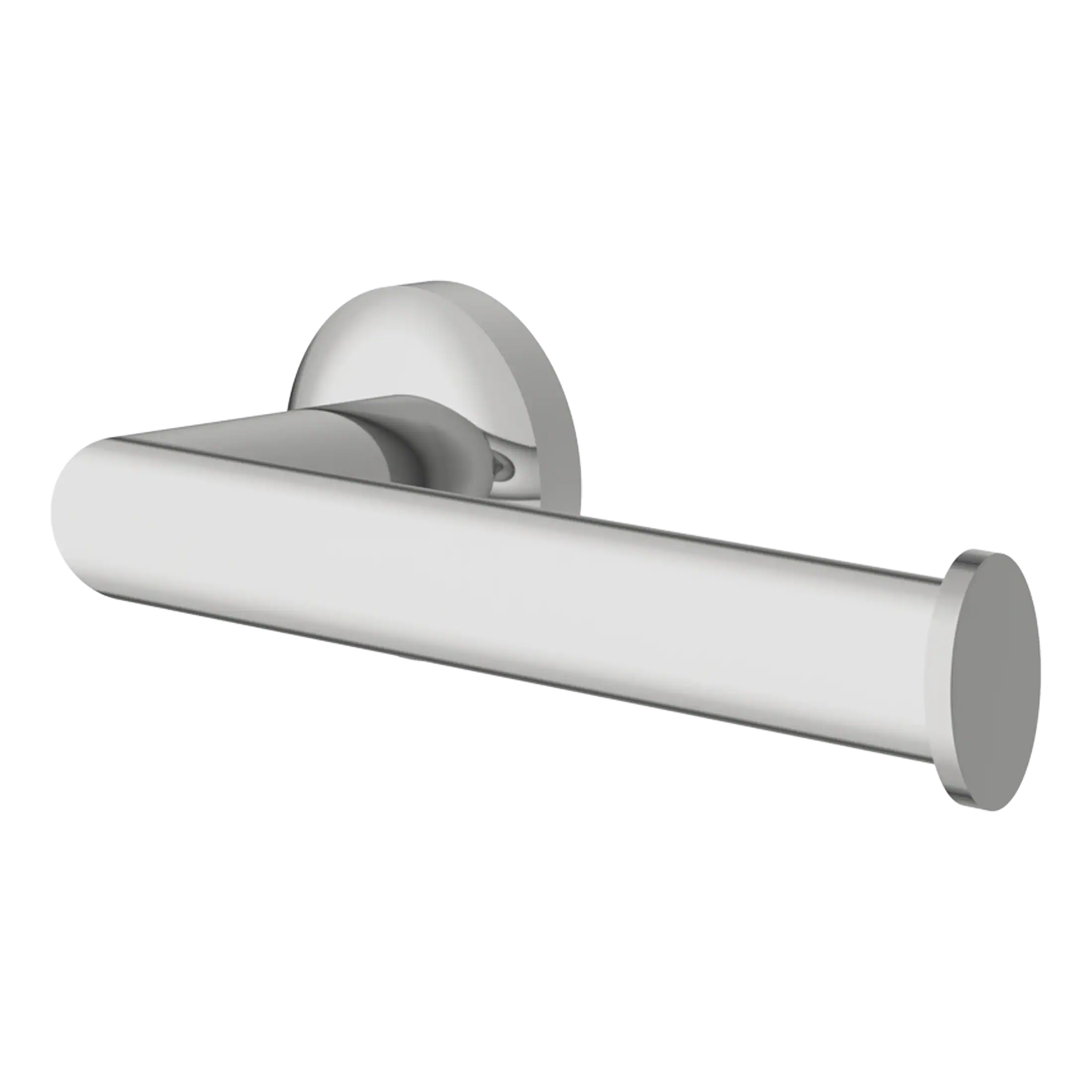 Sleek modern bathroom grab rail with a minimalist design, installed on a white background for safety and support in bathrooms or showers, enhancing accessibility.
